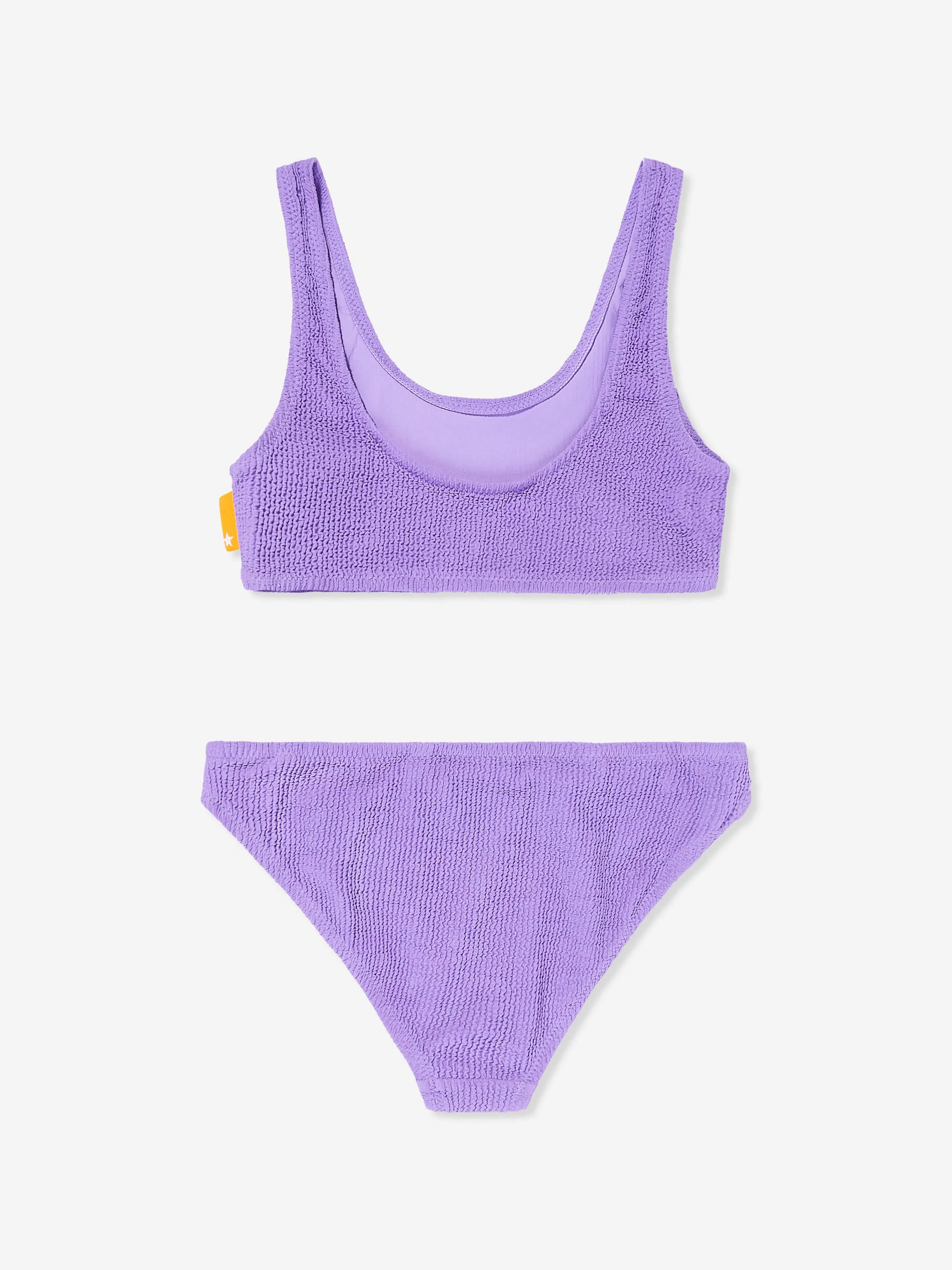 Girls Nola Solid Bikini in Purple (UPF50 )