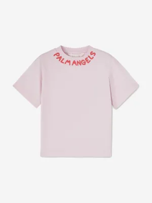 Girls Seasonal Logo Regular T-Shirt in Pink