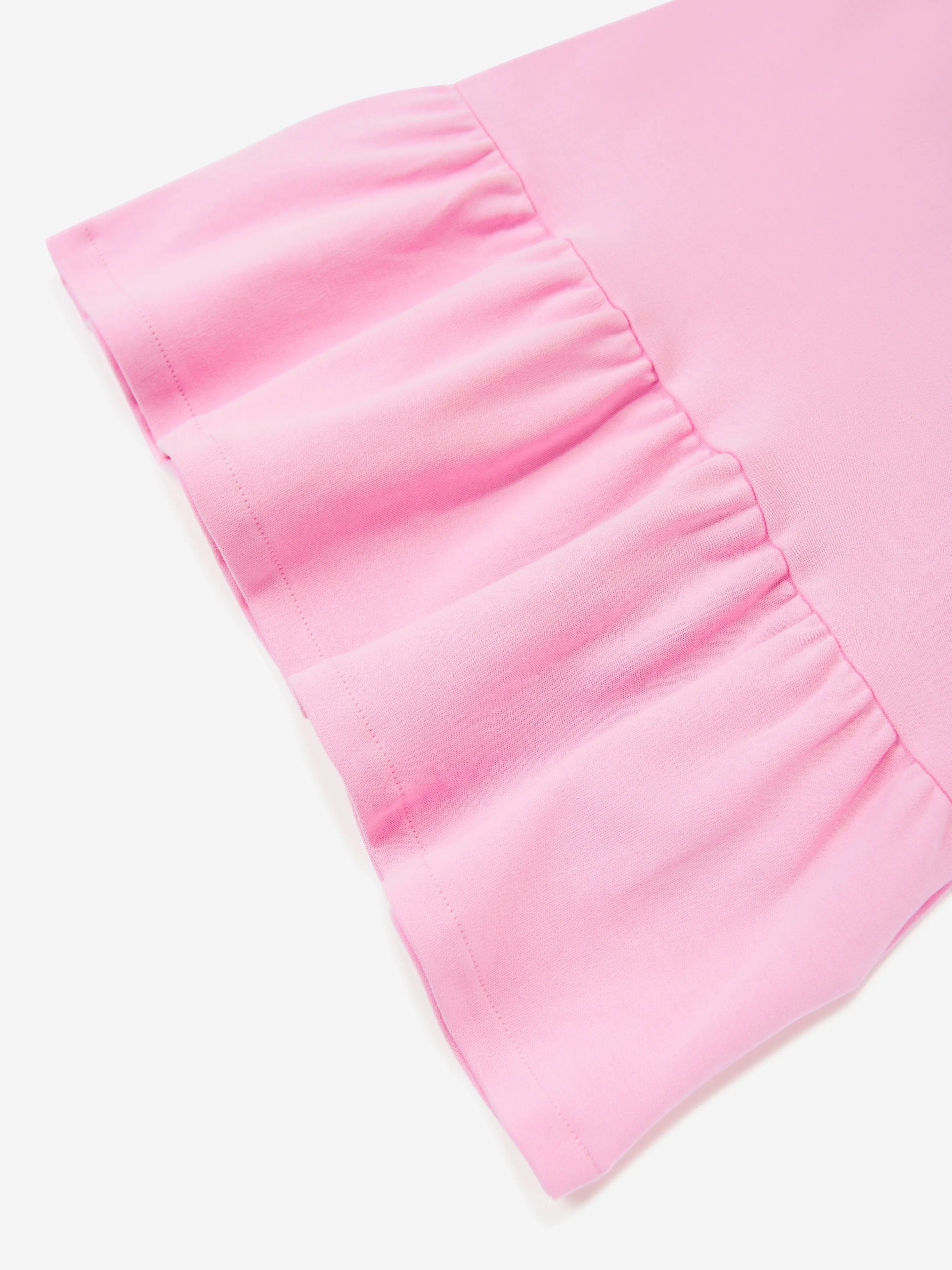 Girls Sleeveless Logo Dress in Pink
