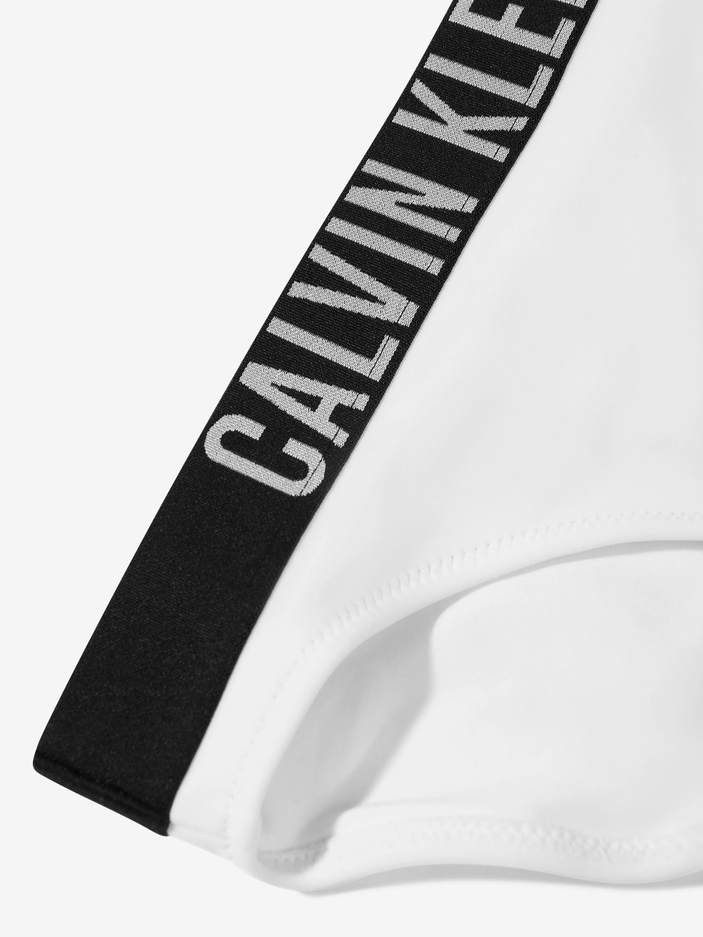 Girls Triangle Bikni in White