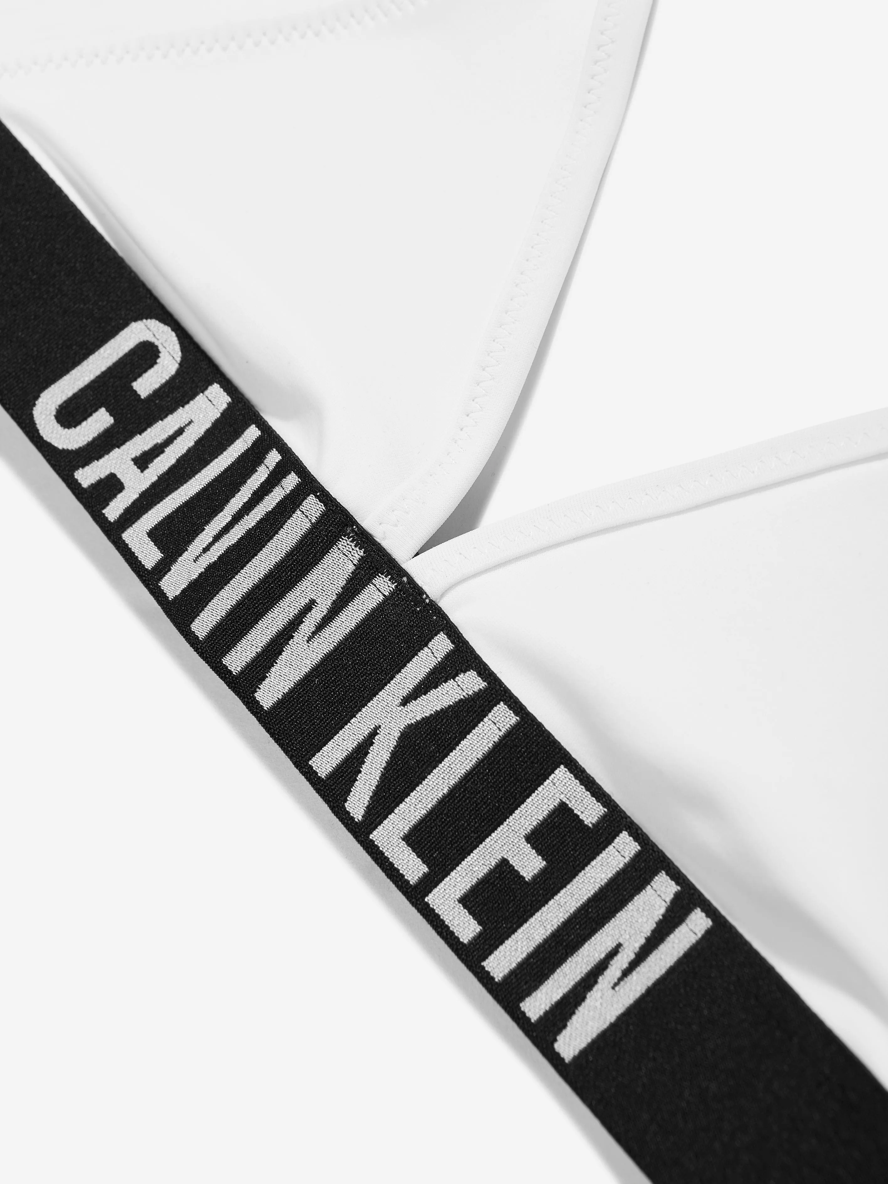 Girls Triangle Bikni in White