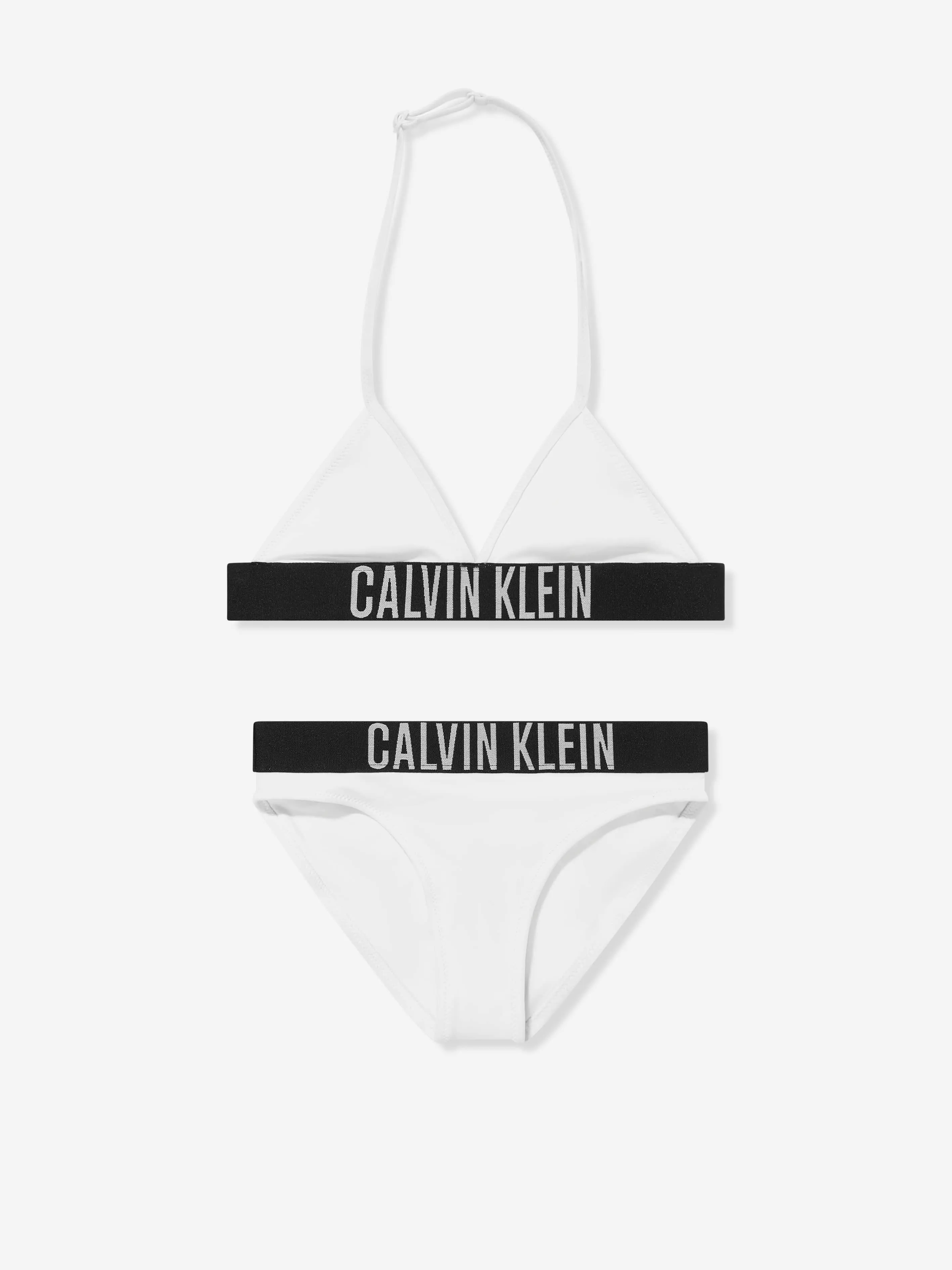 Girls Triangle Bikni in White