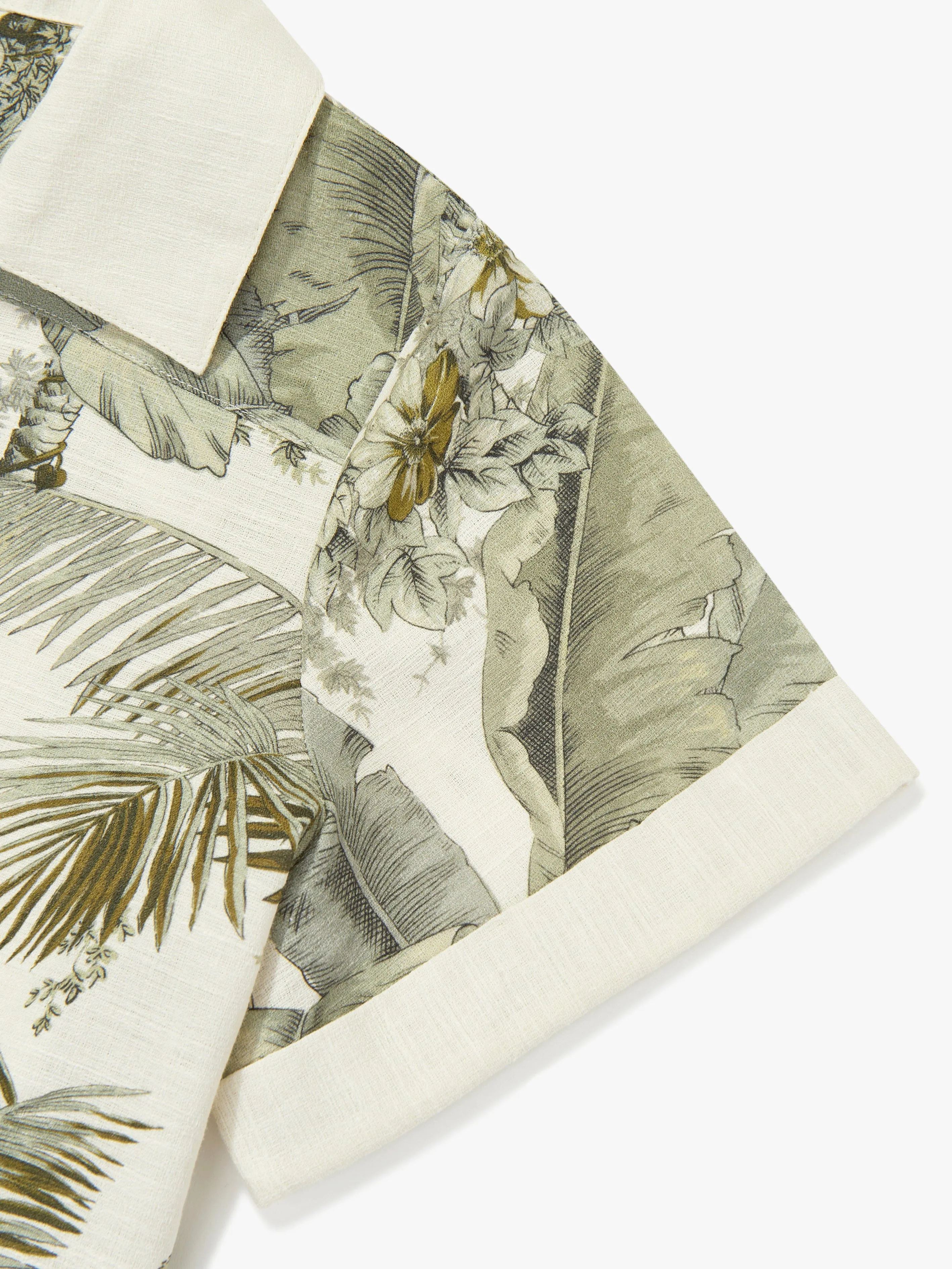 Girls Wylie Relaxed Blouse in Green