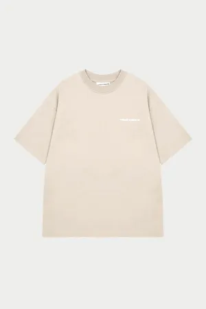 HEAVYWEIGHT COPYRIGHT T-SHIRT - BEIGE