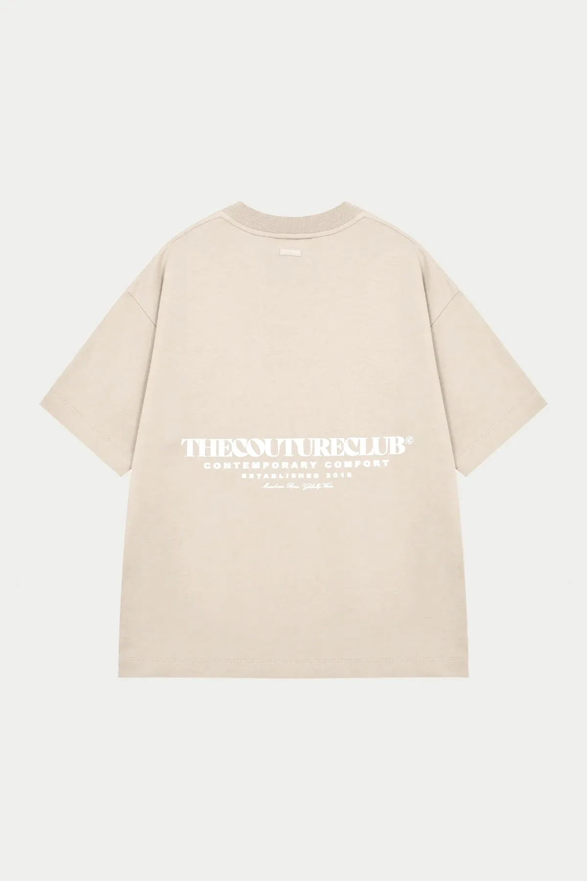 HEAVYWEIGHT COPYRIGHT T-SHIRT - BEIGE