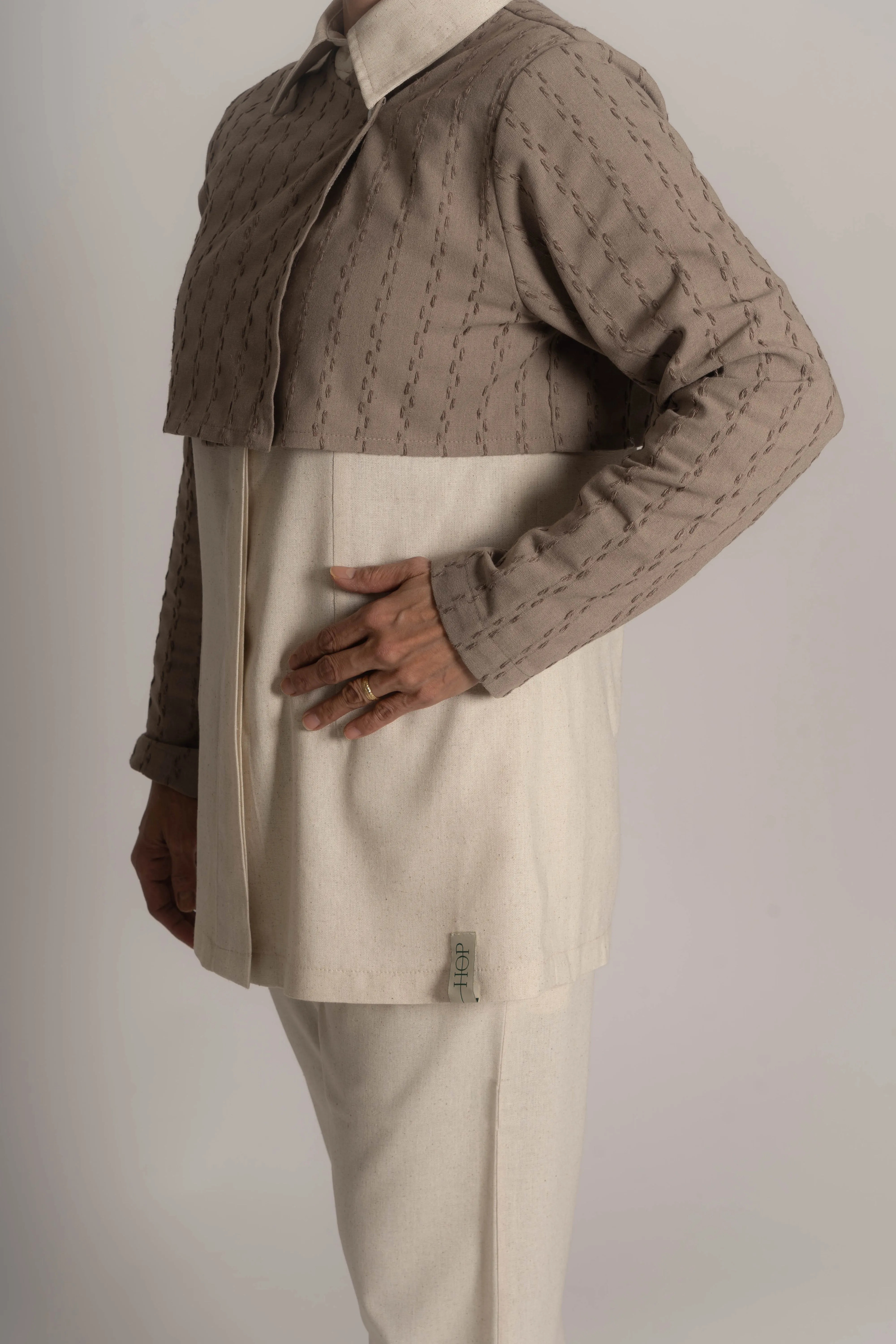 HOP Couture | Sewn | Brown with Mercian Beige