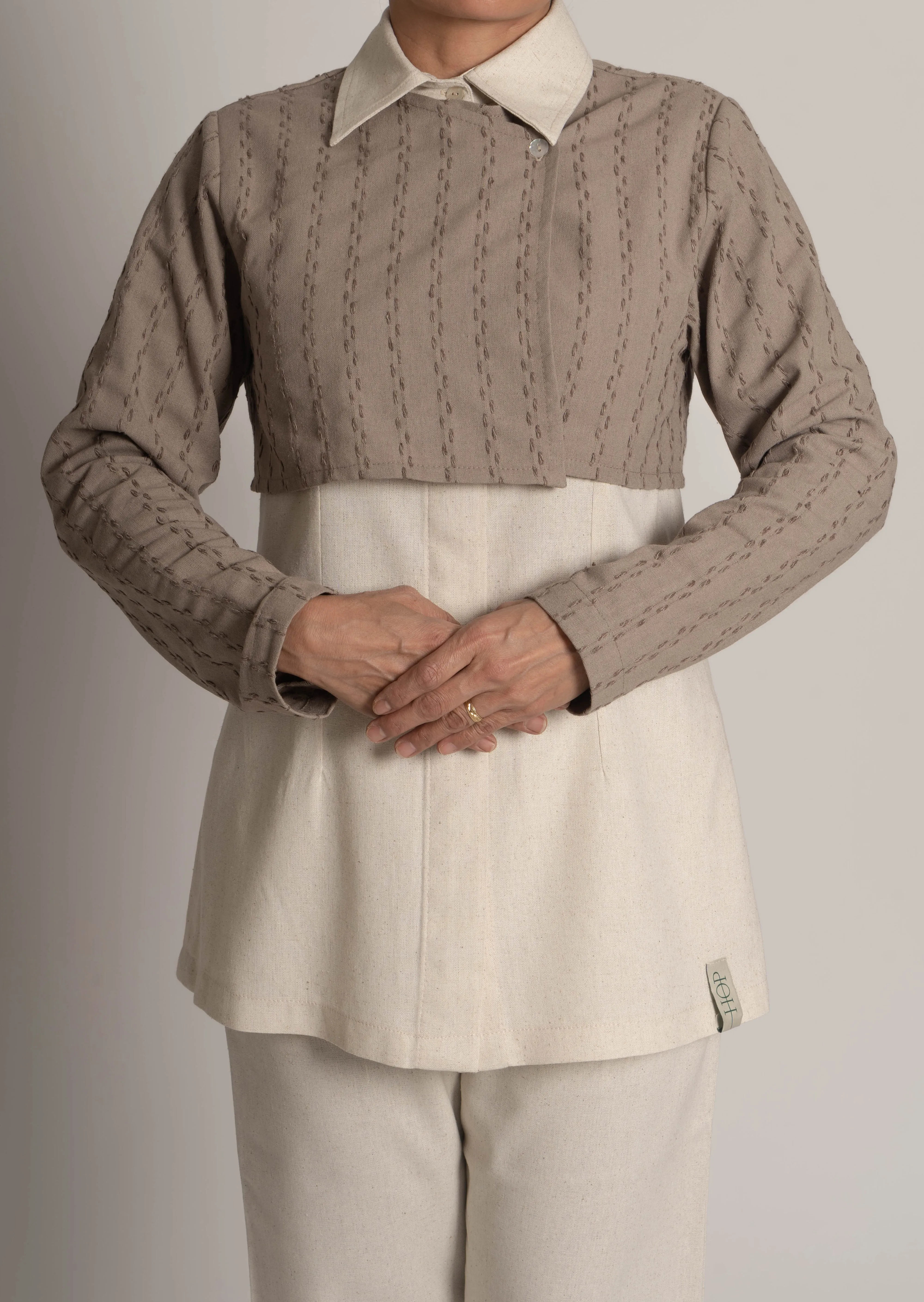 HOP Couture | Sewn | Brown with Mercian Beige