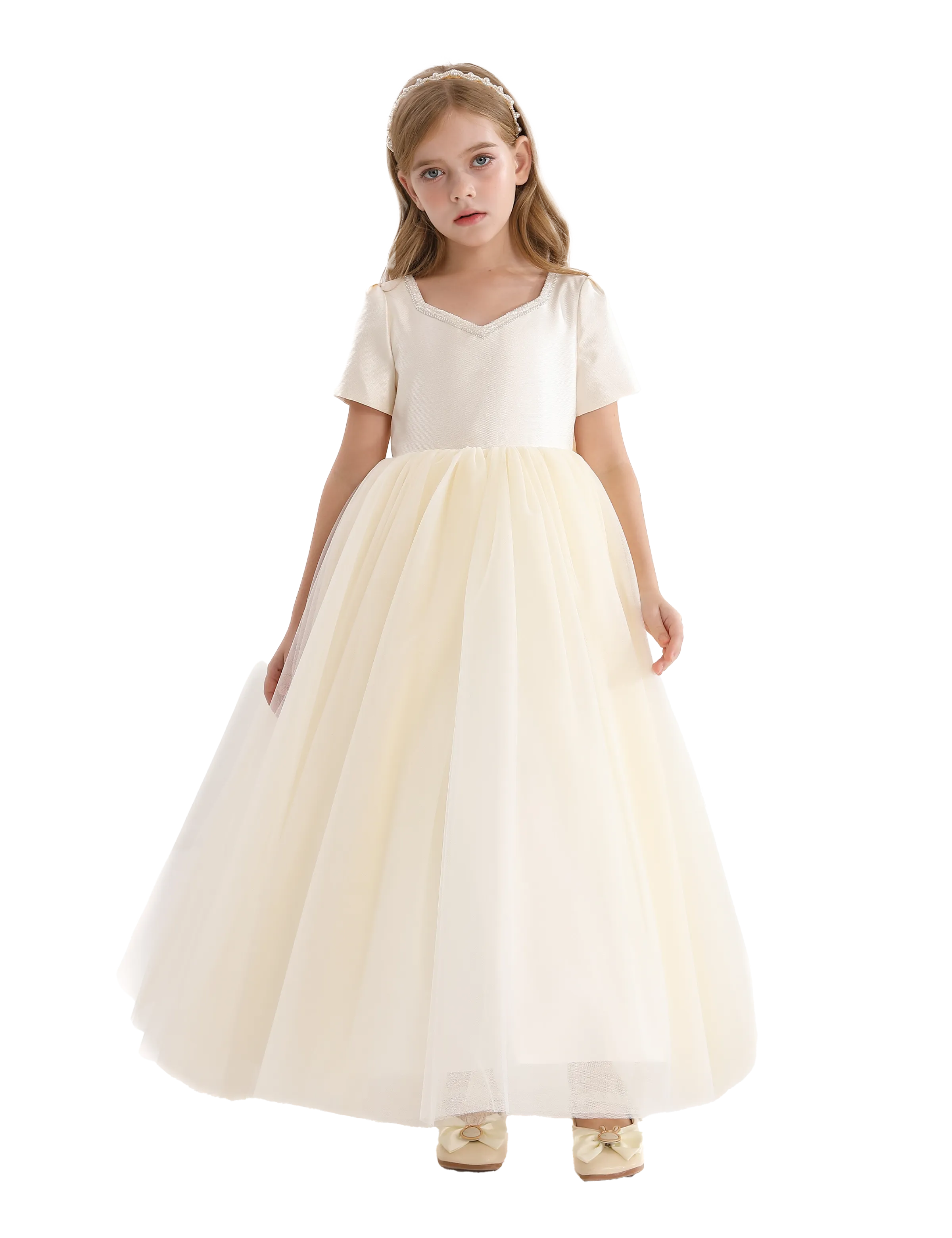 Ivory Accented Yvette Dress