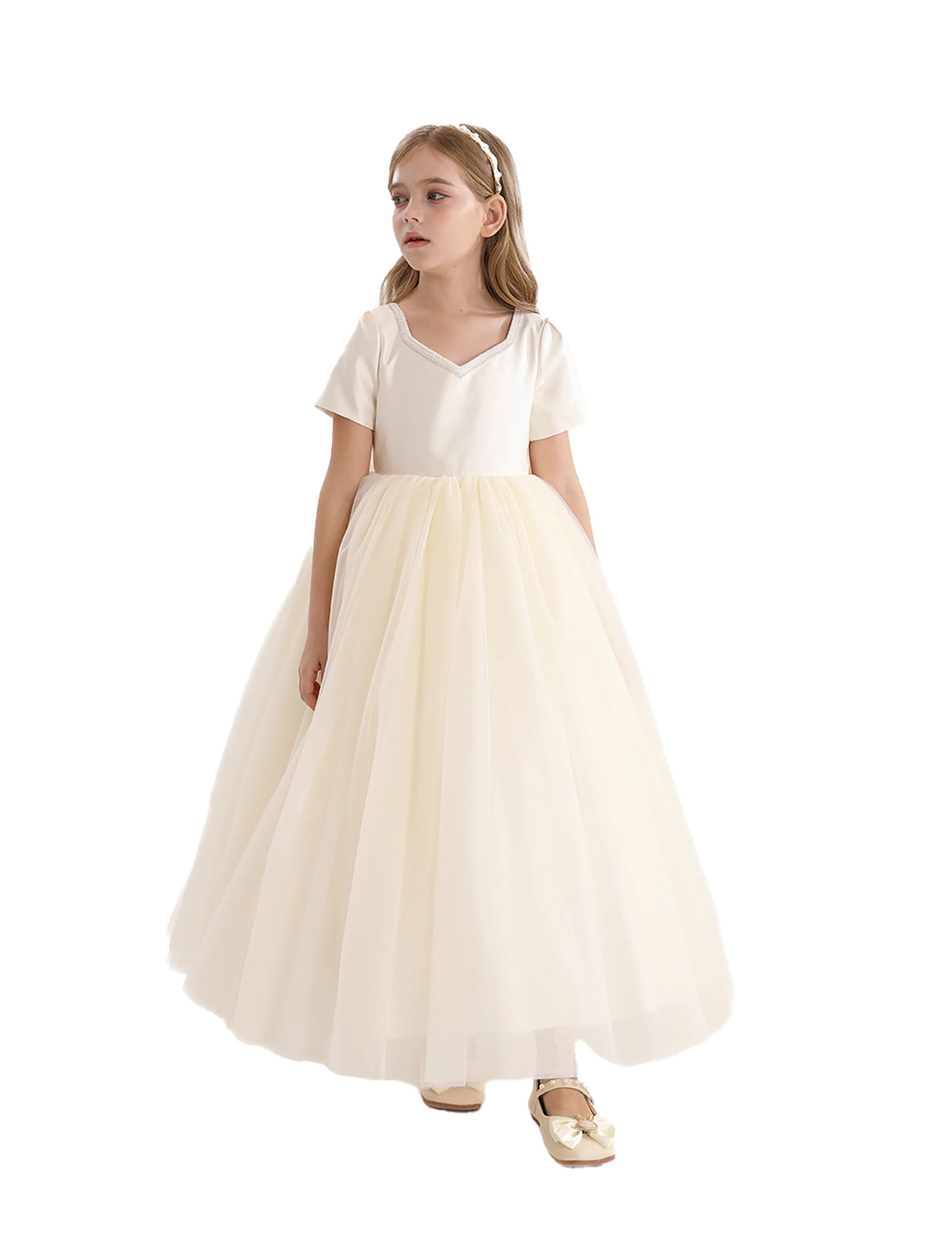 Ivory Accented Yvette Dress