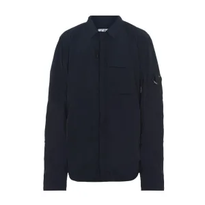 Kids CP Company Navy Chrome Overshirt