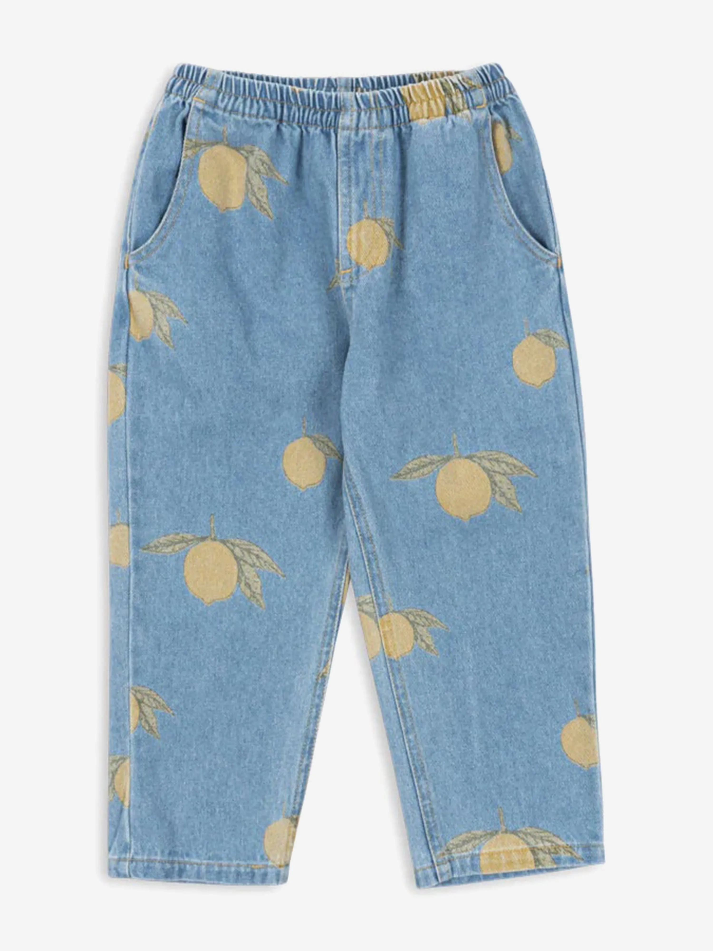 Kids Magot Lemon Soft Denim Pants in Blue