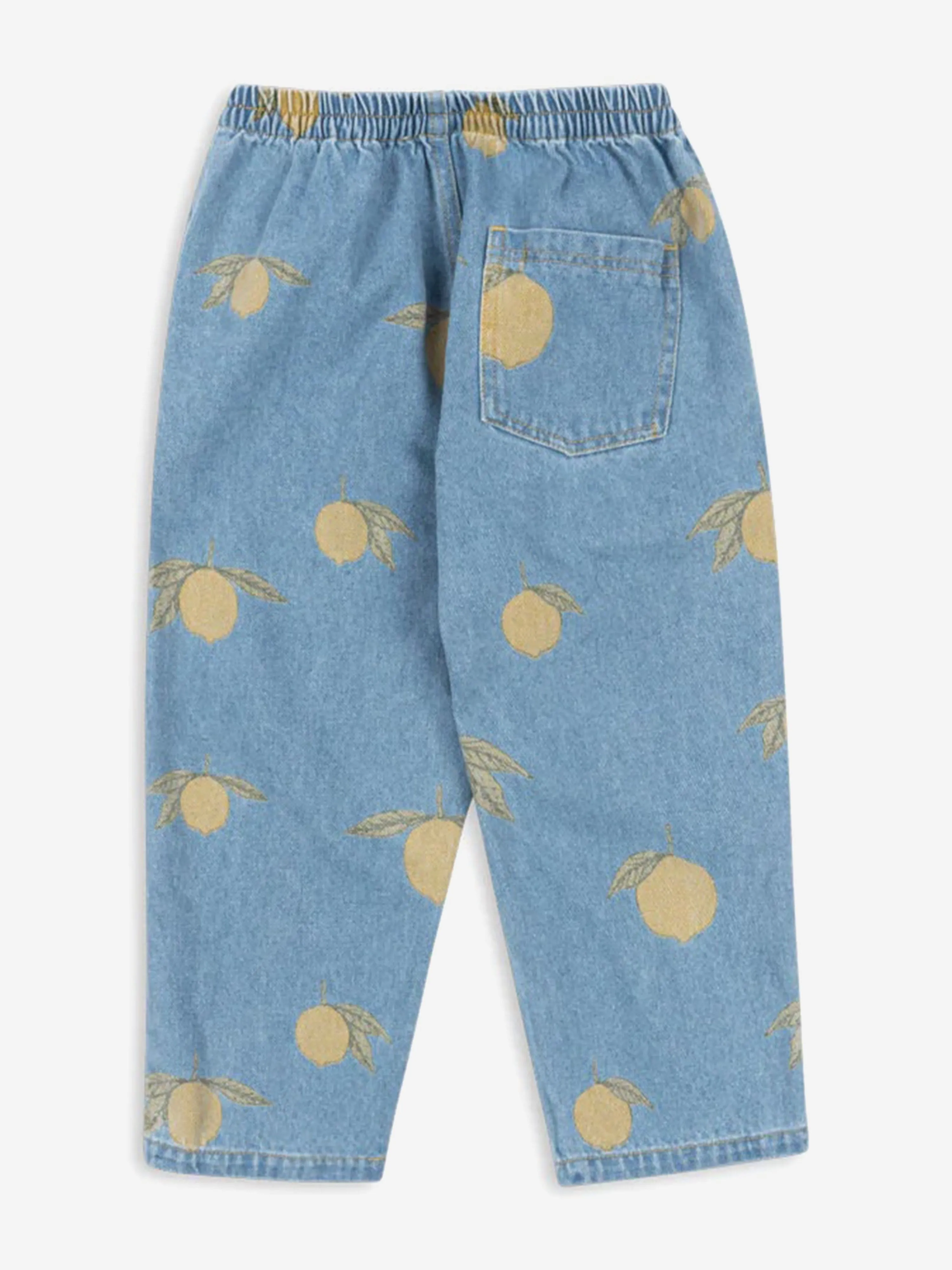 Kids Magot Lemon Soft Denim Pants in Blue