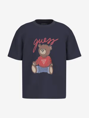 Kids Teddy Bear T-Shirt in Navy