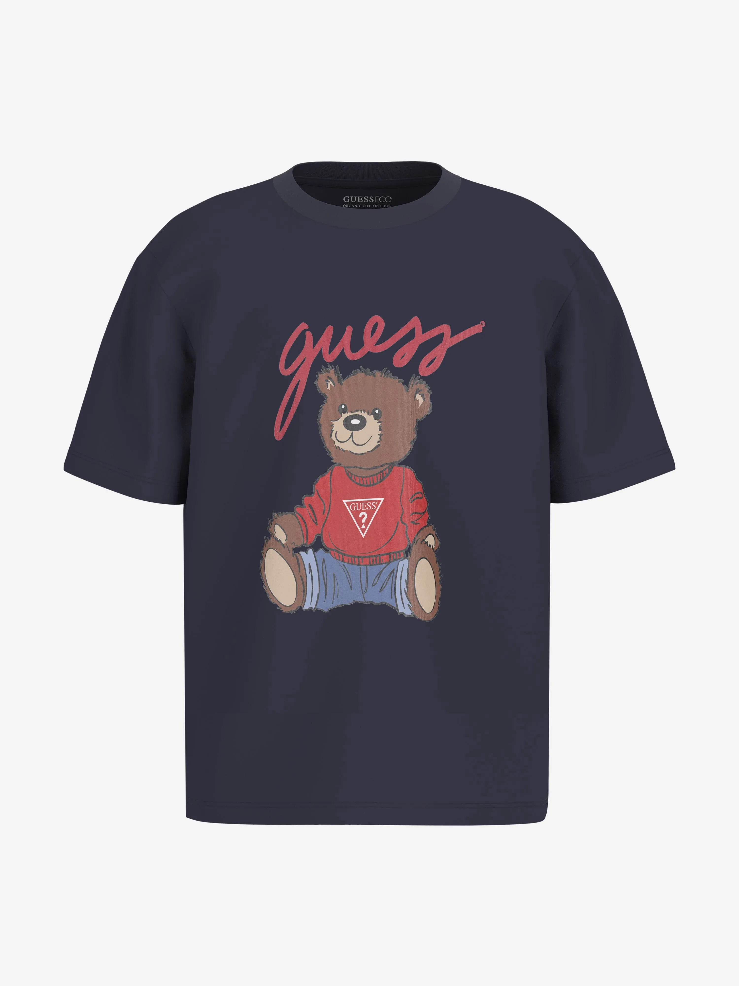 Kids Teddy Bear T-Shirt in Navy