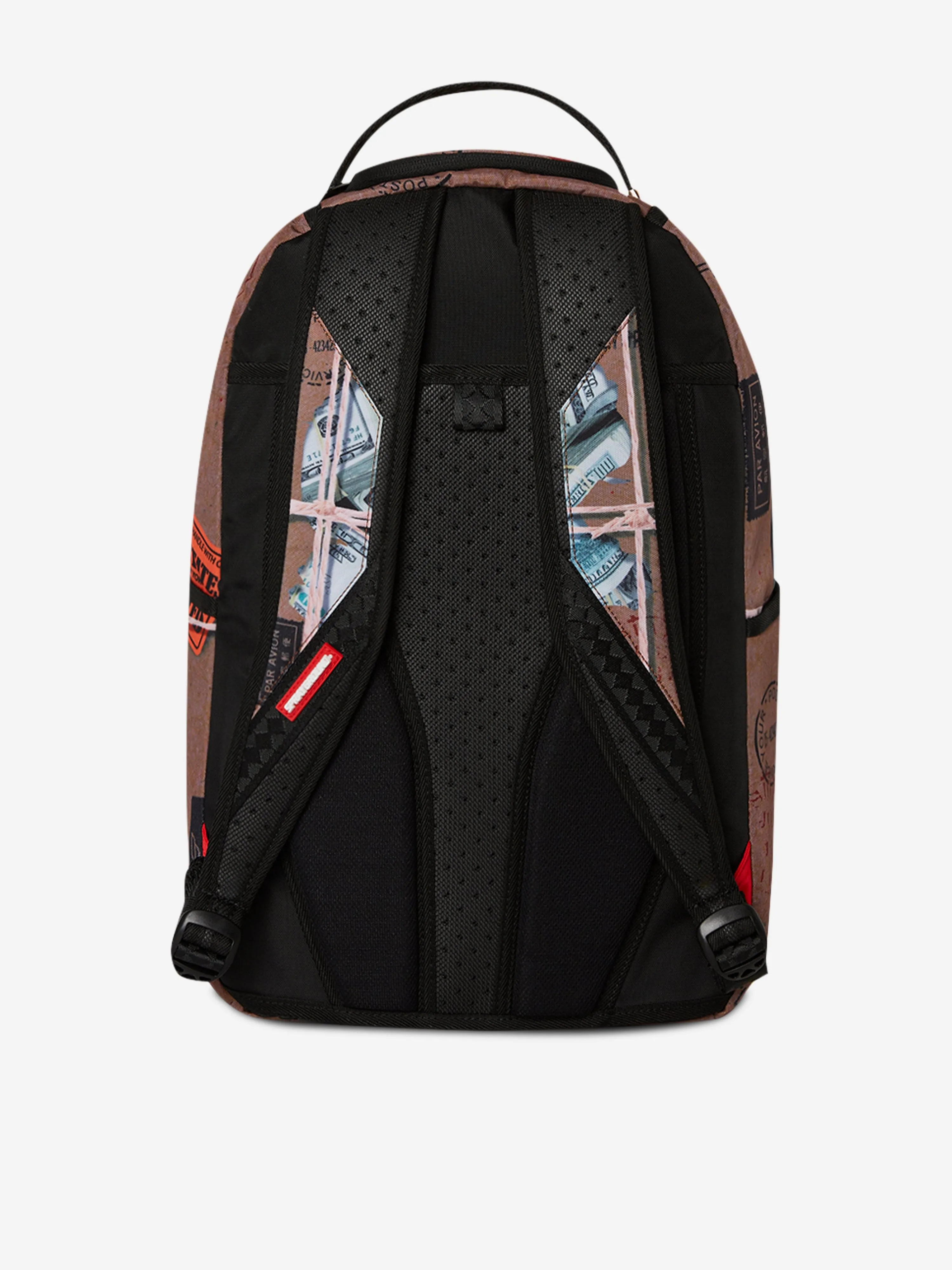 Kids Torn Packaging Backpack in Brown (46cm)