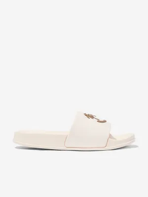 Kids Zhappy Sliders in Ivory