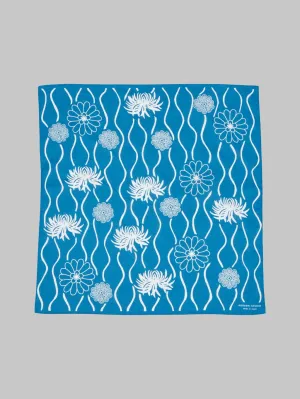 Kobashi Studio Modern Classic Kikumon Bandana Light Blue