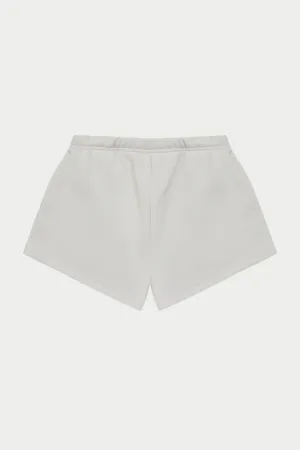 LAUNDERED CLASSICS BOYFRIEND SHORTS - ECRU