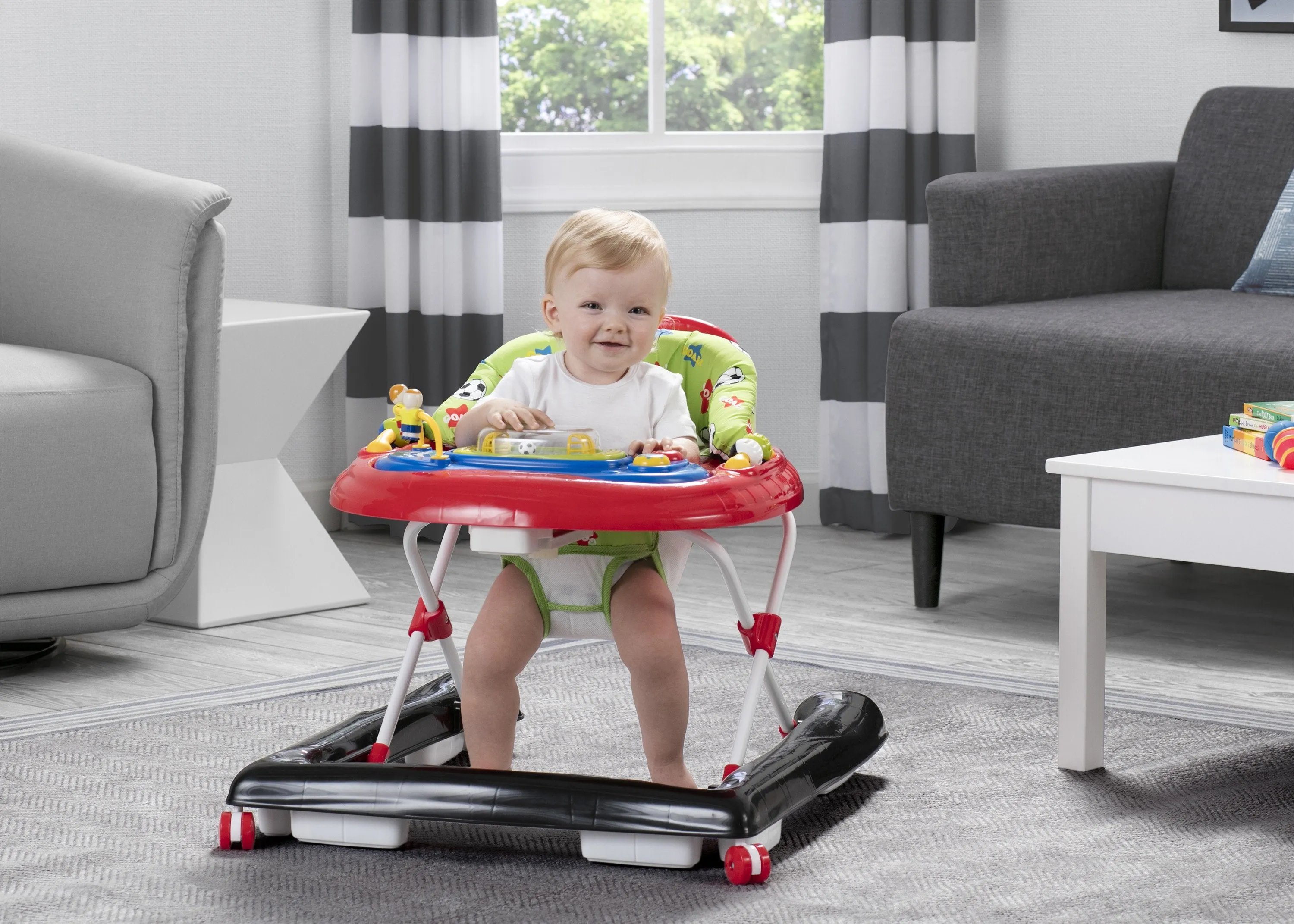Lil Goal Keeper 2-in-1 Baby Walker, Soccer