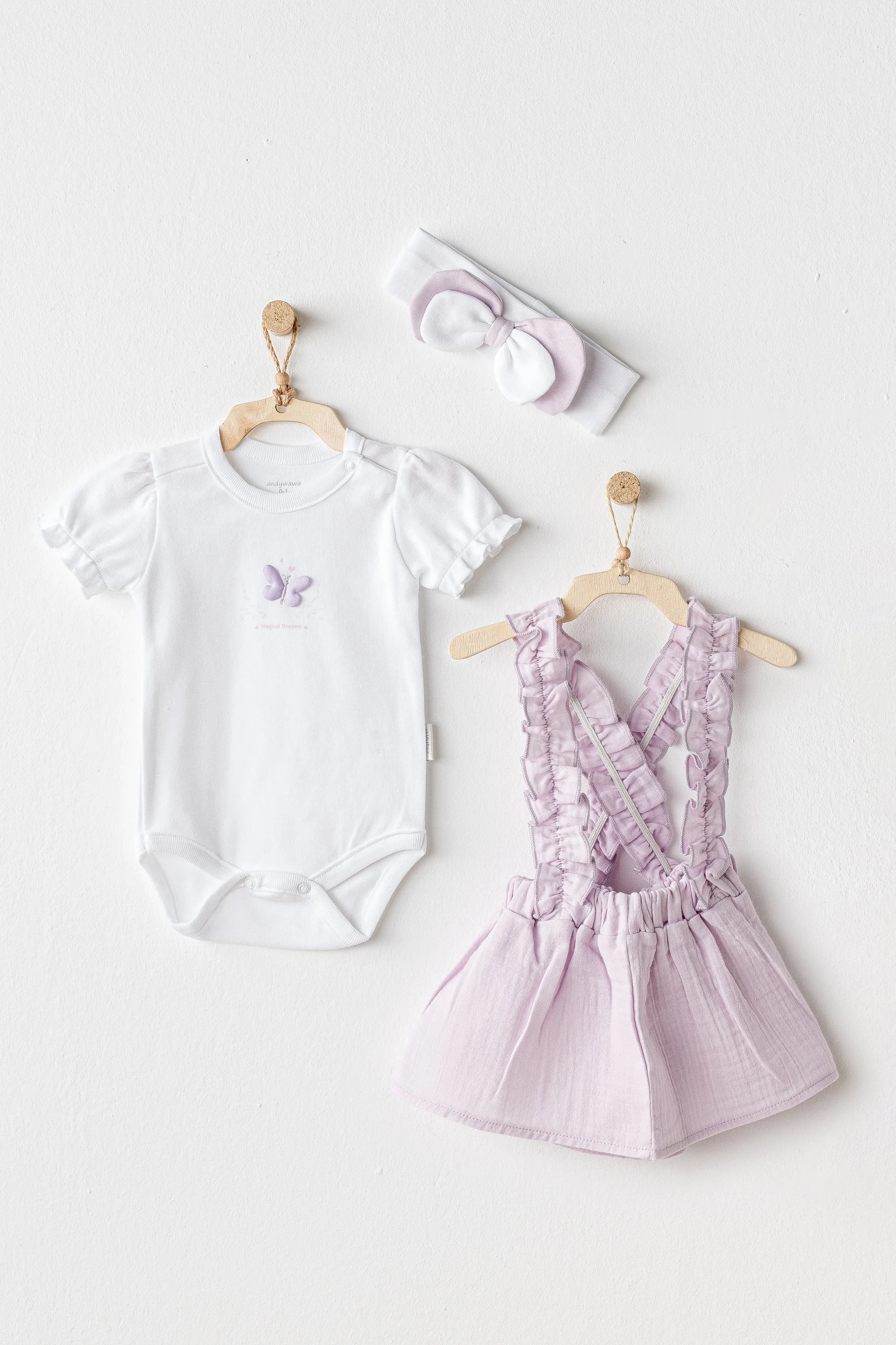 Lilac Magical Butterfly 3 PCS Set