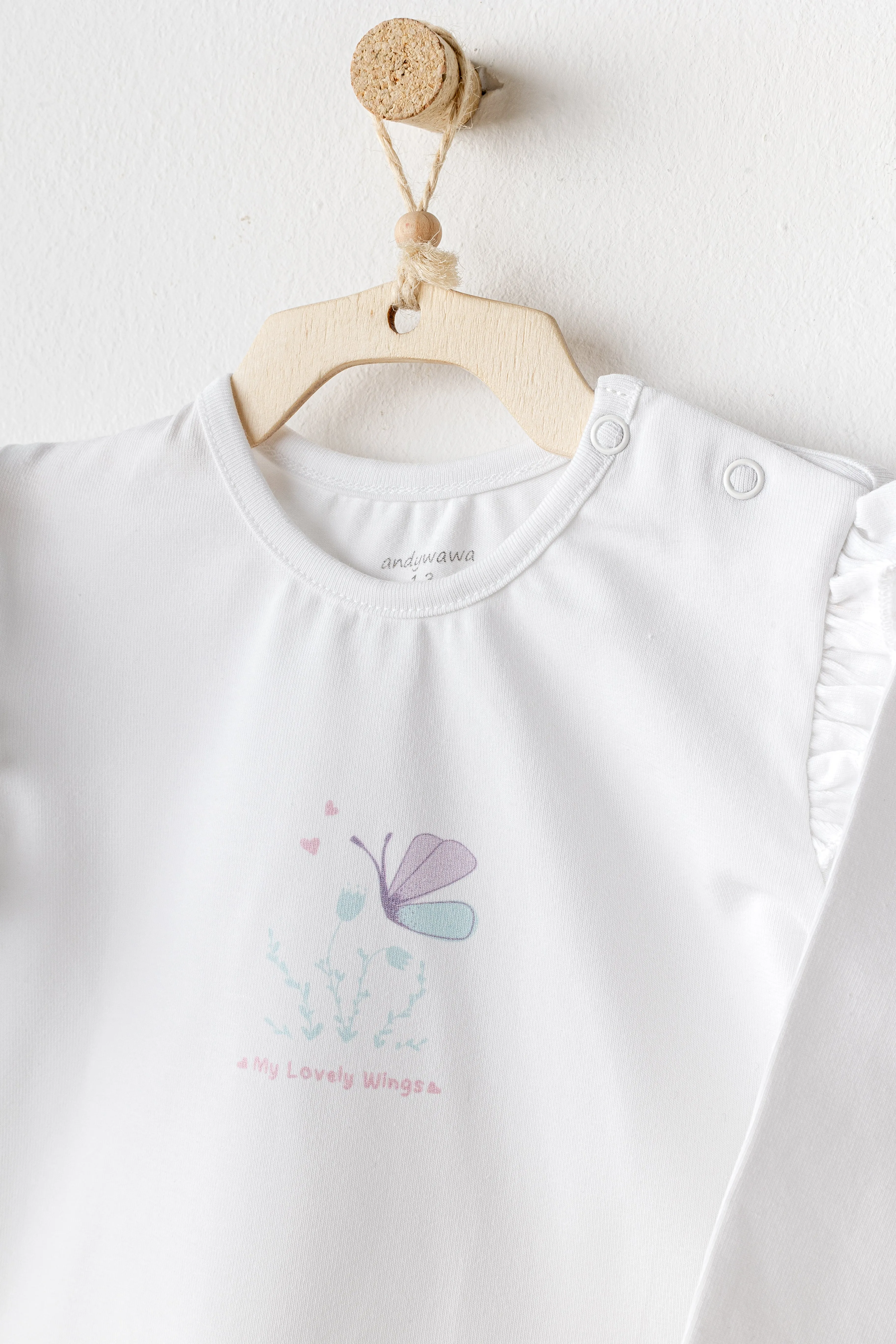 Lilac Magical Butterfly Pants Set