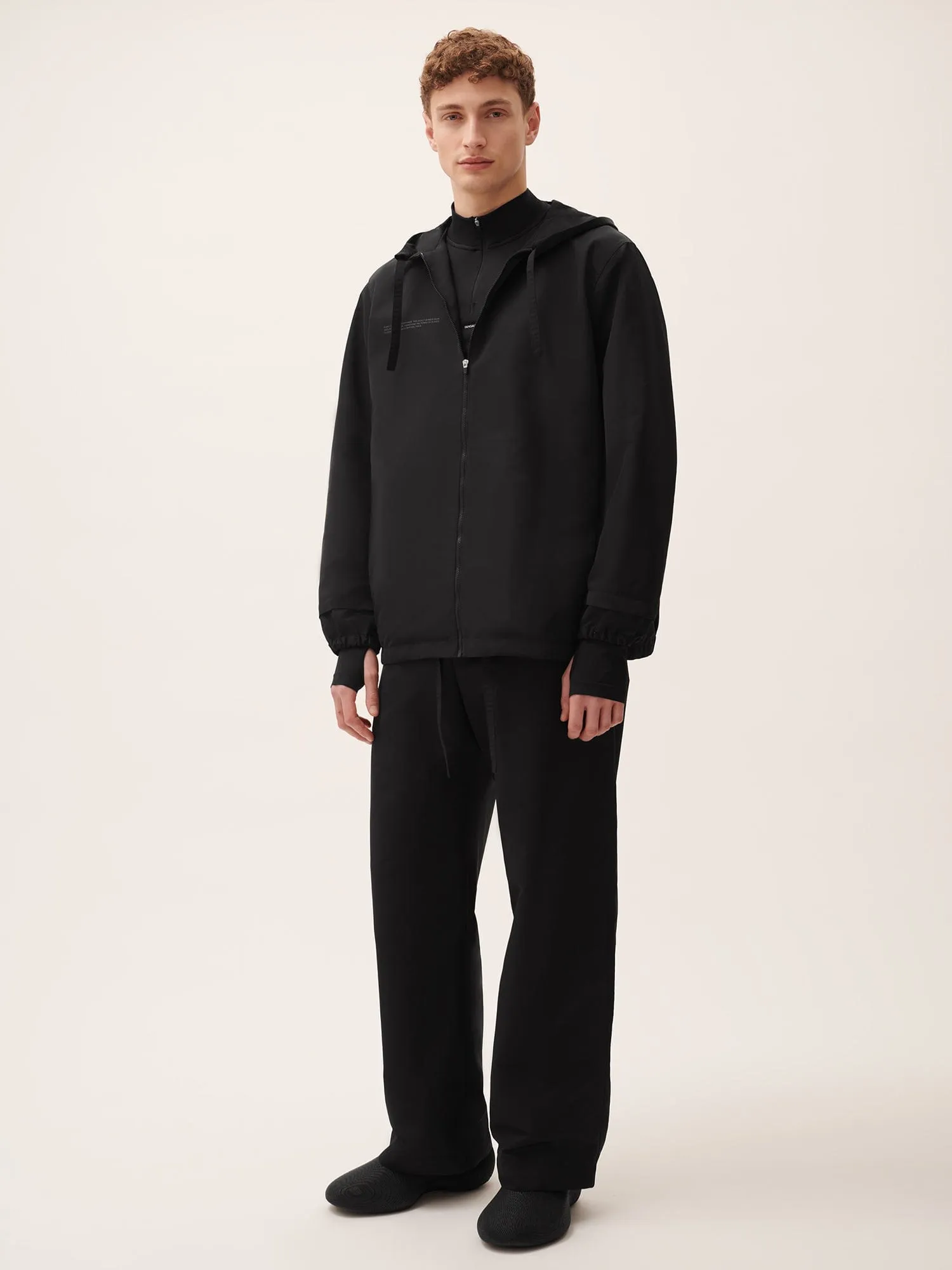 Men's (gaia)PLNT Nylon Jacket—Black