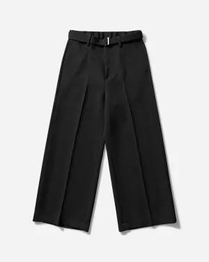 Men's Matelasse Twill Pants Black