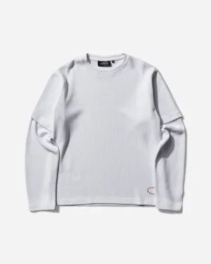 Men's Thermal Layered Longsleeve T-Shirt White