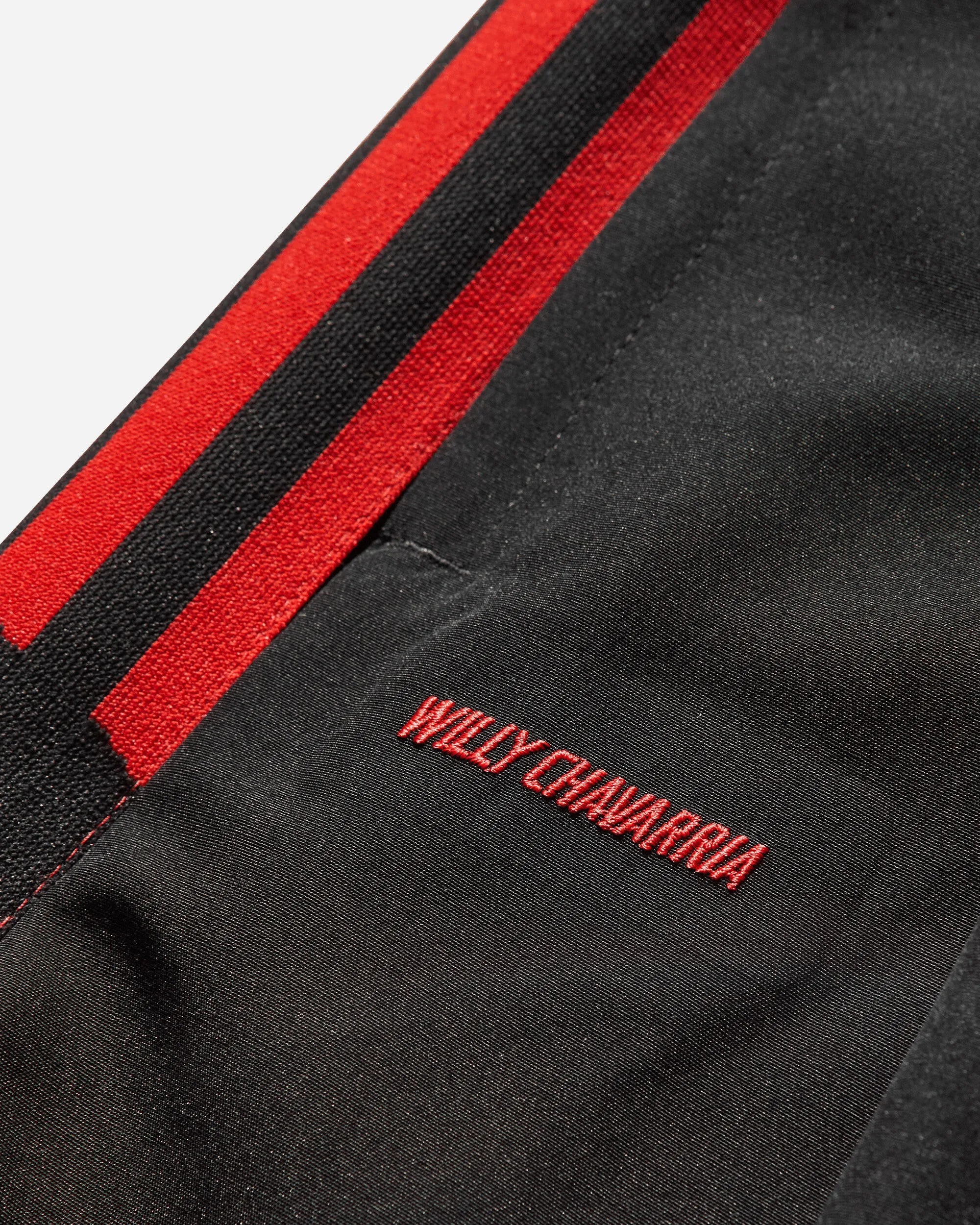Men's Willy Chavarria Knit Track Pants Black