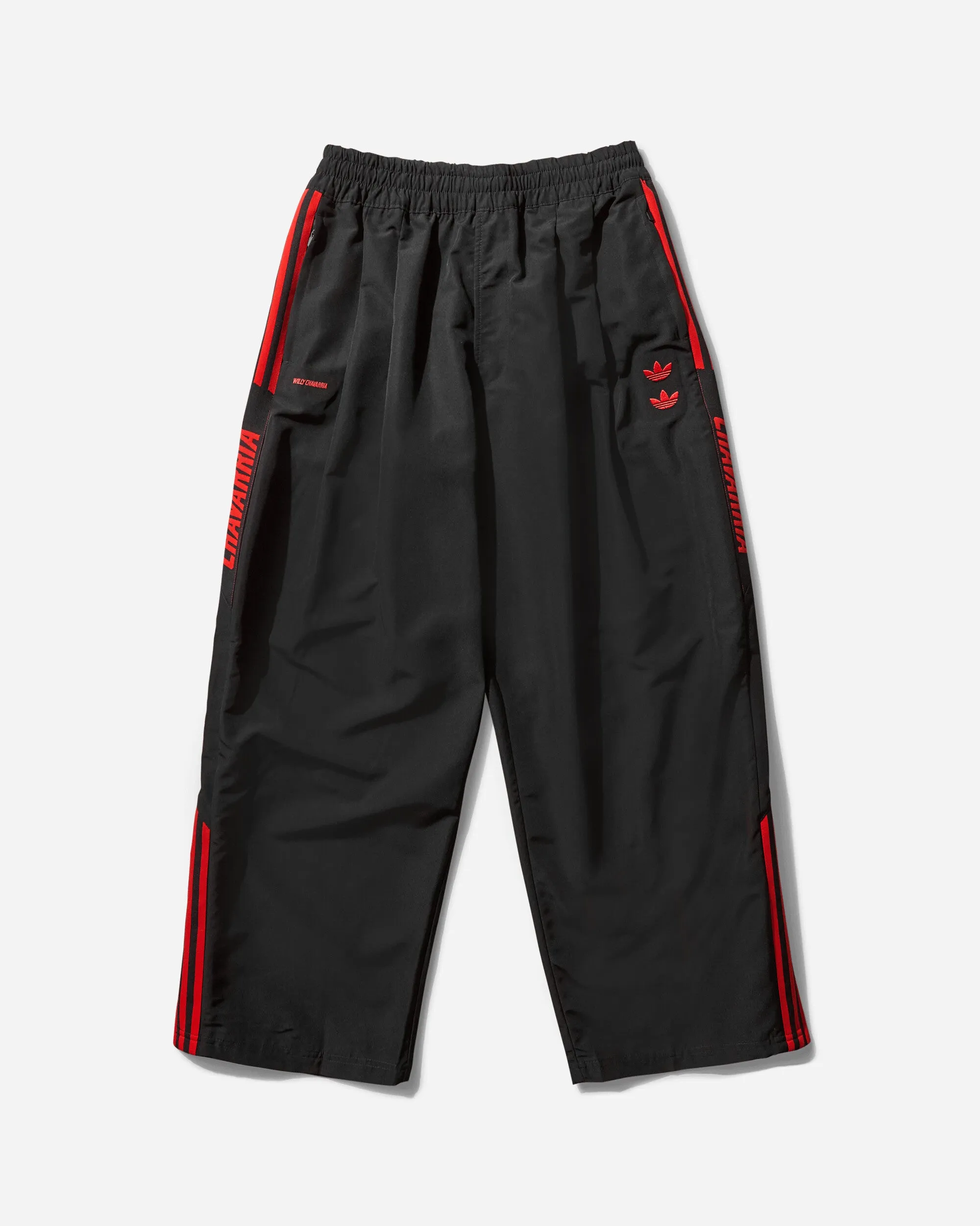 Men's Willy Chavarria Knit Track Pants Black
