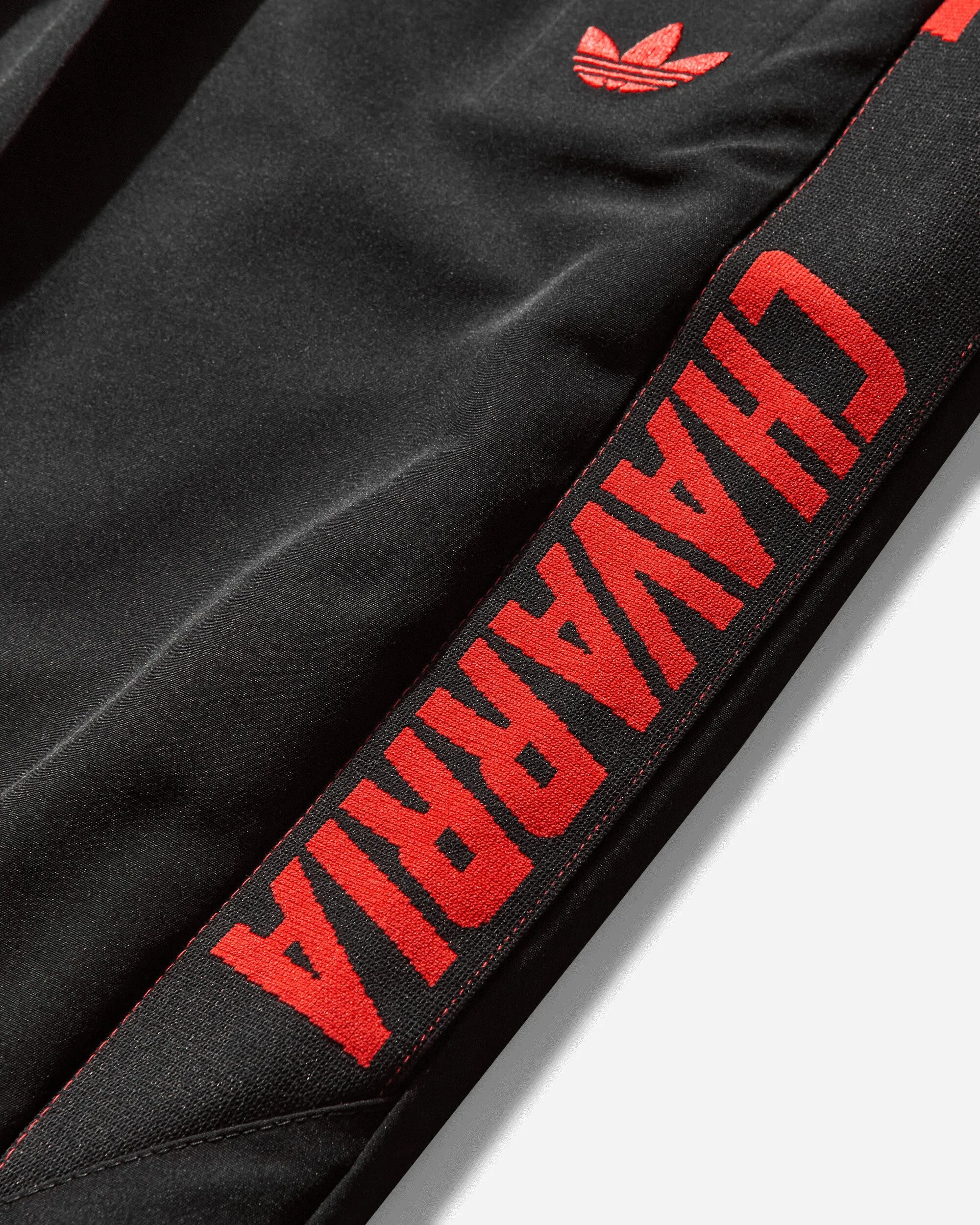 Men's Willy Chavarria Knit Track Pants Black