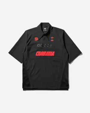 Men's Willy Chavarria Polo Shirt Black