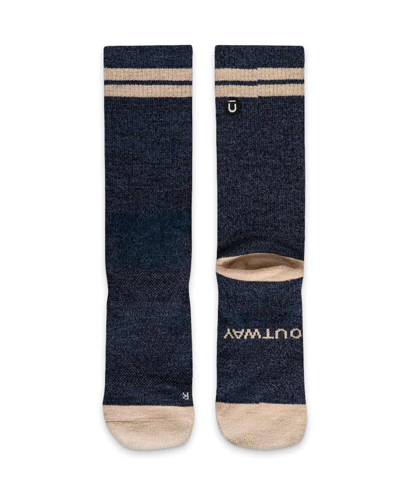 Merino Crew Socks Cobalt
