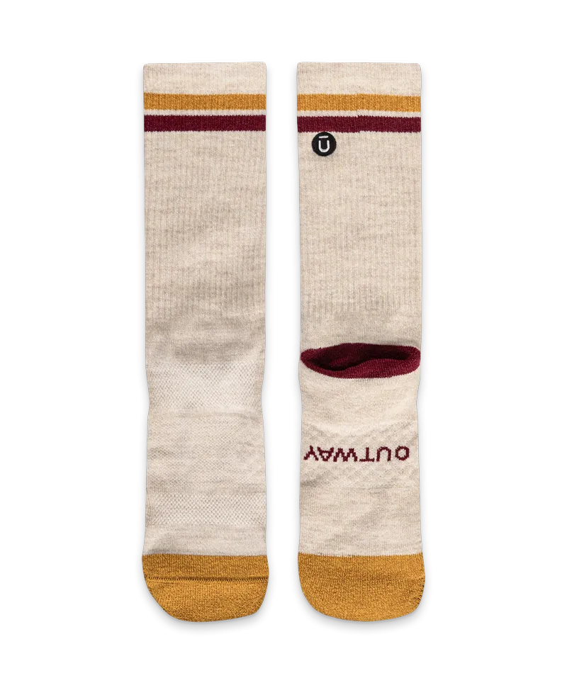 Merino Crew Socks Sand
