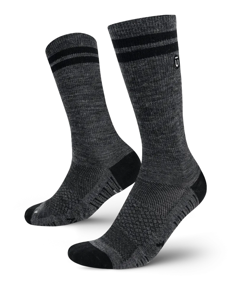 Merino Lite Crew Socks Smoke