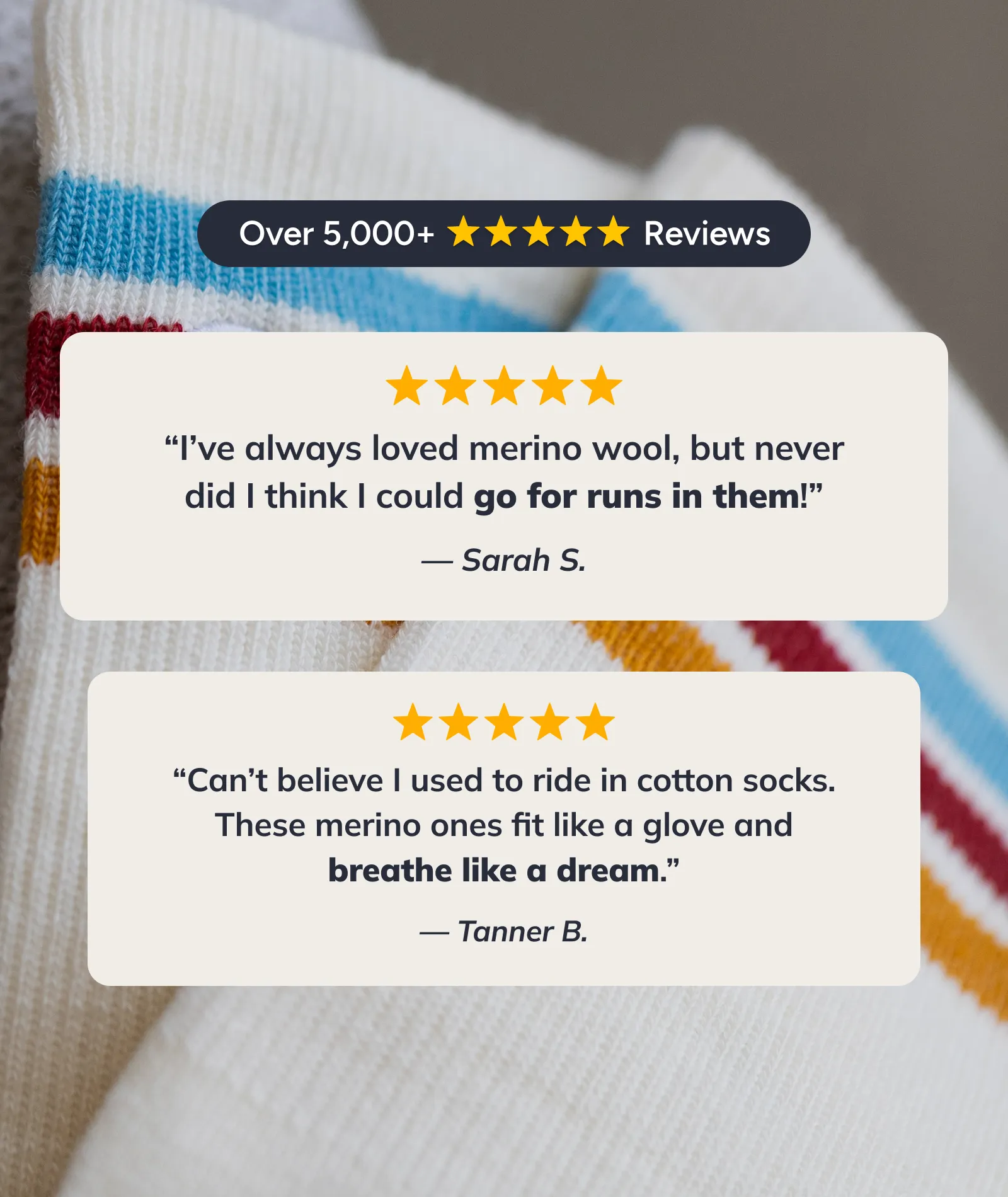 Merino Lite Crew Socks Smoke