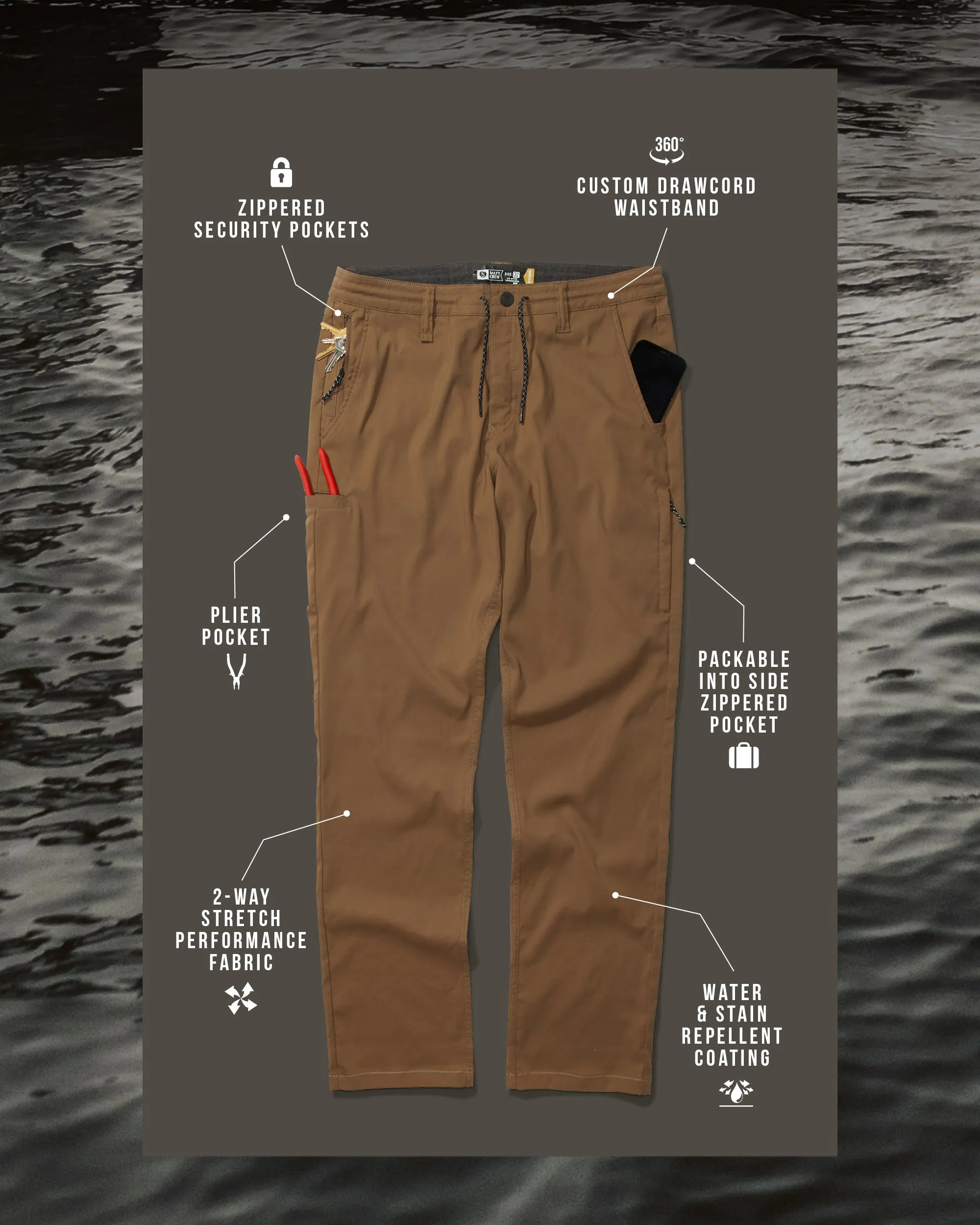 Midway Tech Pant - Black