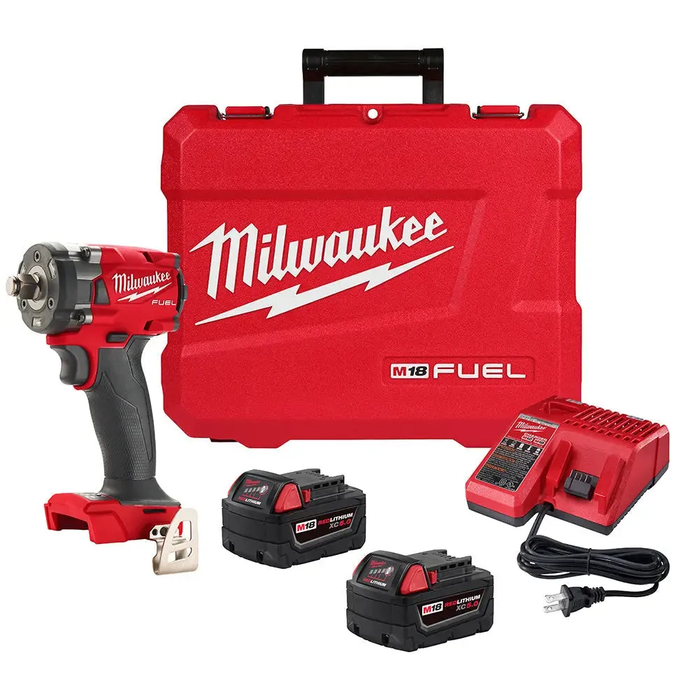Milwaukee 2855-22  -  M18 Fuel 1/2" Compact Impact Wrench - Kit