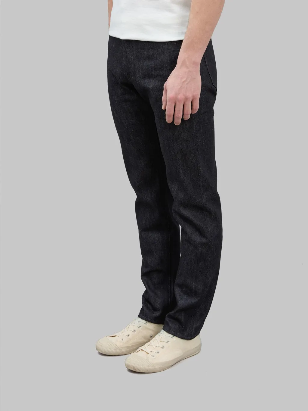 Momotaro MMJZ0203 13.7oz #200 Cashmere Tapered Jeans