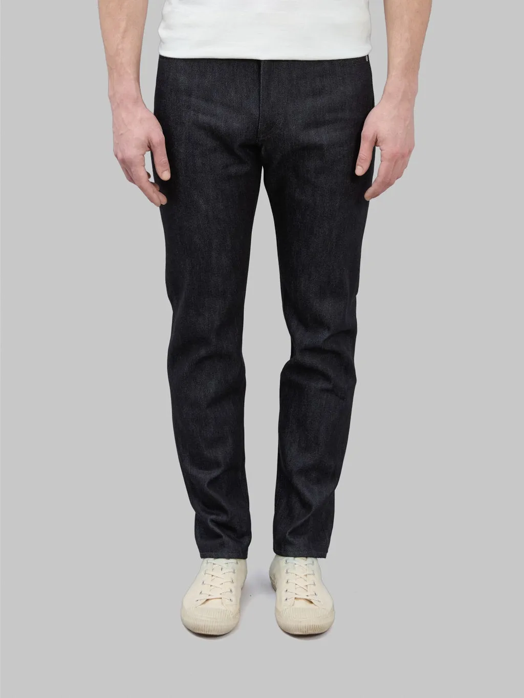 Momotaro MMJZ0203 13.7oz #200 Cashmere Tapered Jeans