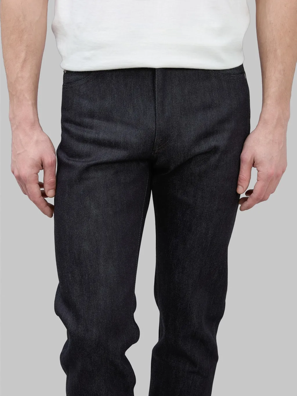 Momotaro MMJZ0203 13.7oz #200 Cashmere Tapered Jeans
