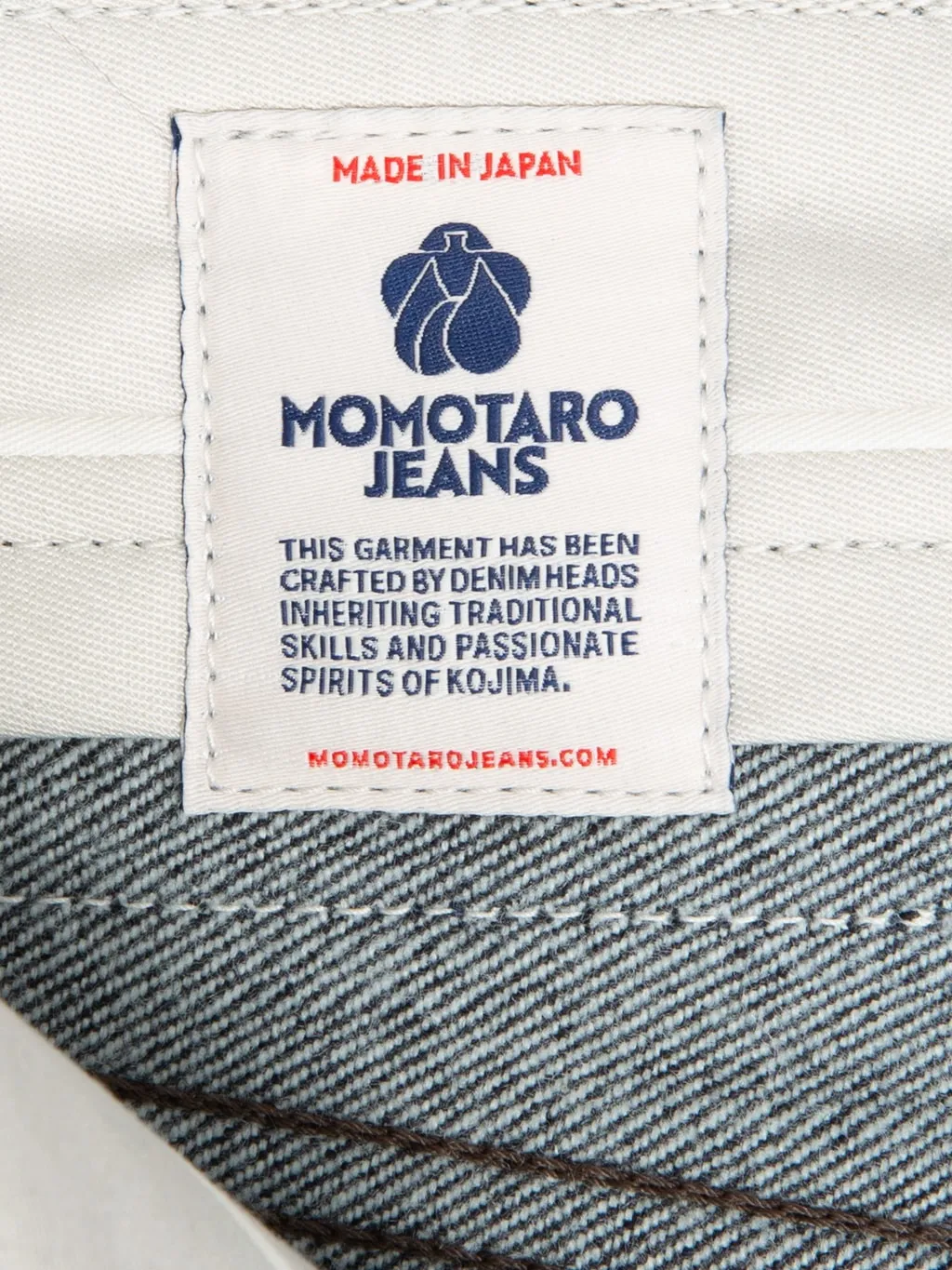 Momotaro MMJZ0203 13.7oz #200 Cashmere Tapered Jeans