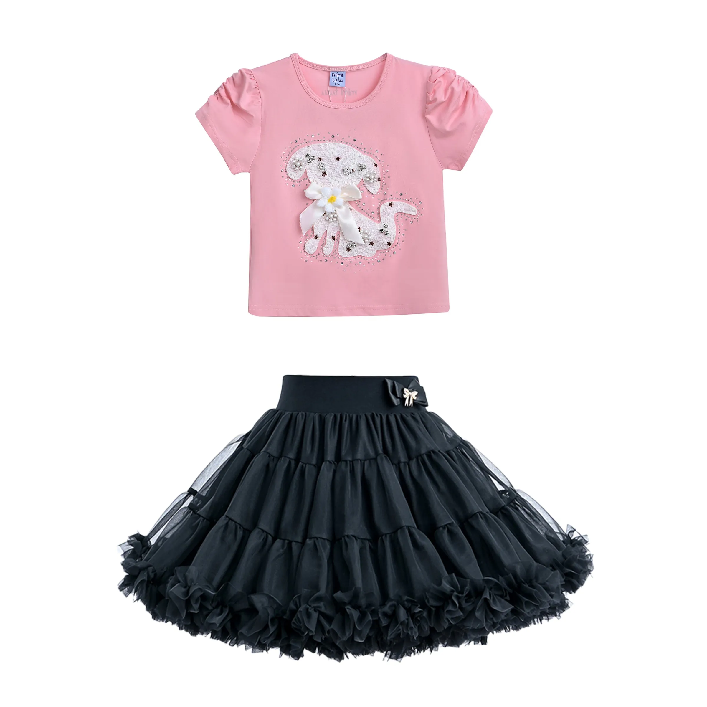 Multicolor Janis Puppy Skirt Outfit