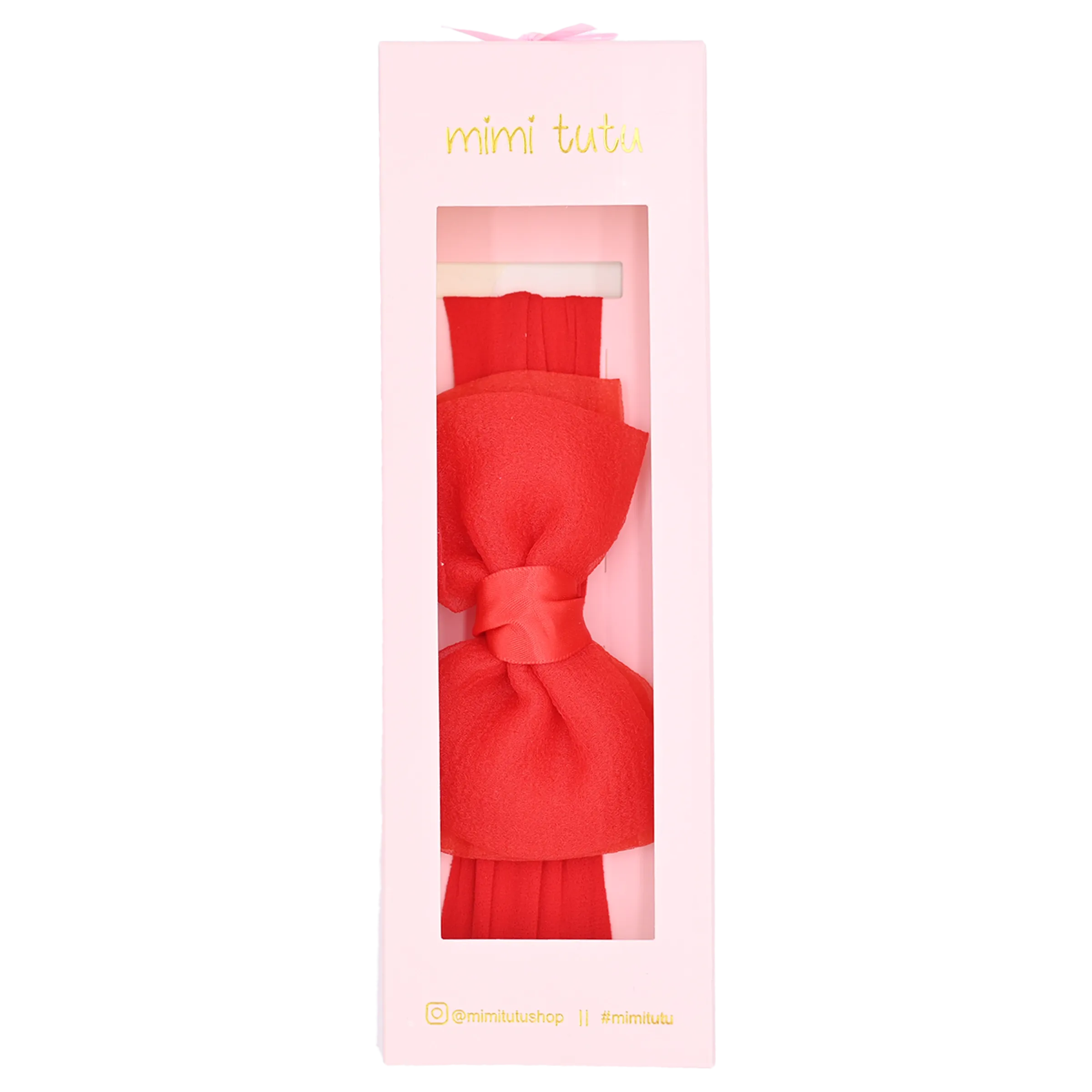 Multicolor Tulle Bow Headband