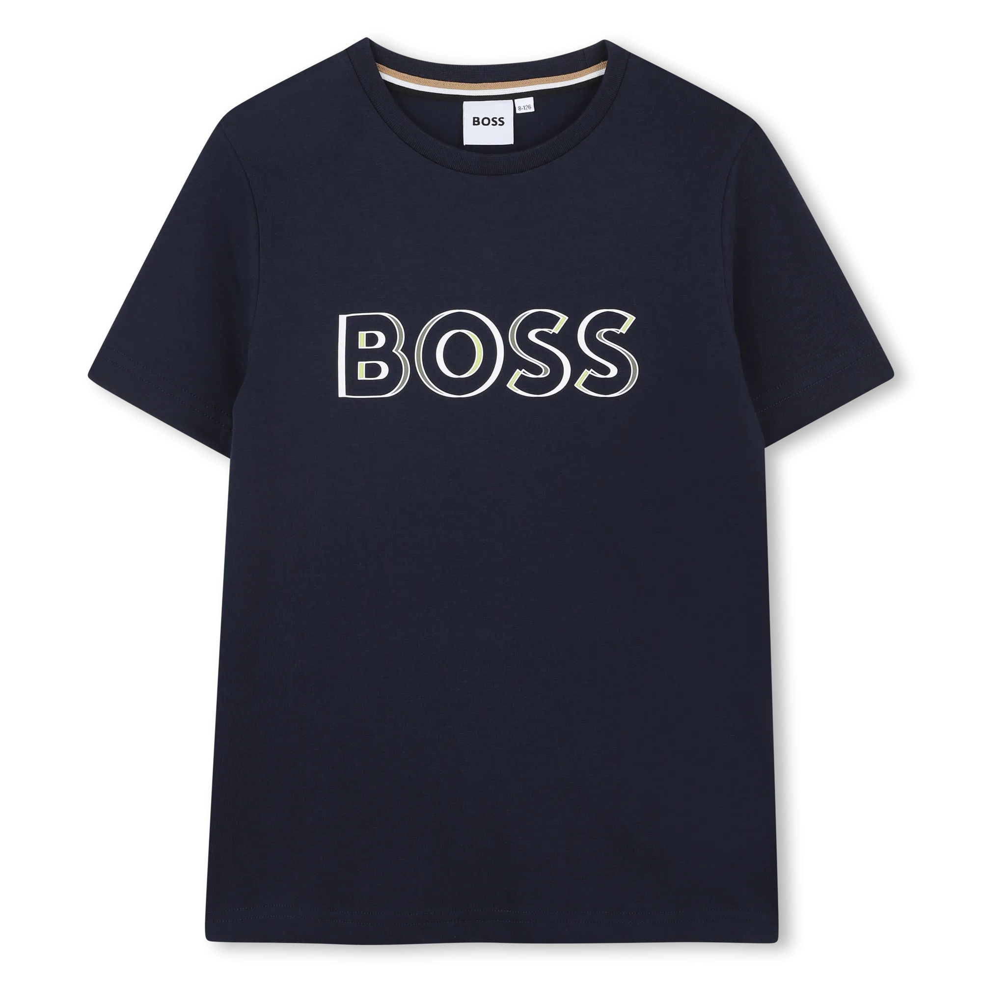 Navy Logo Outline T-Shirt