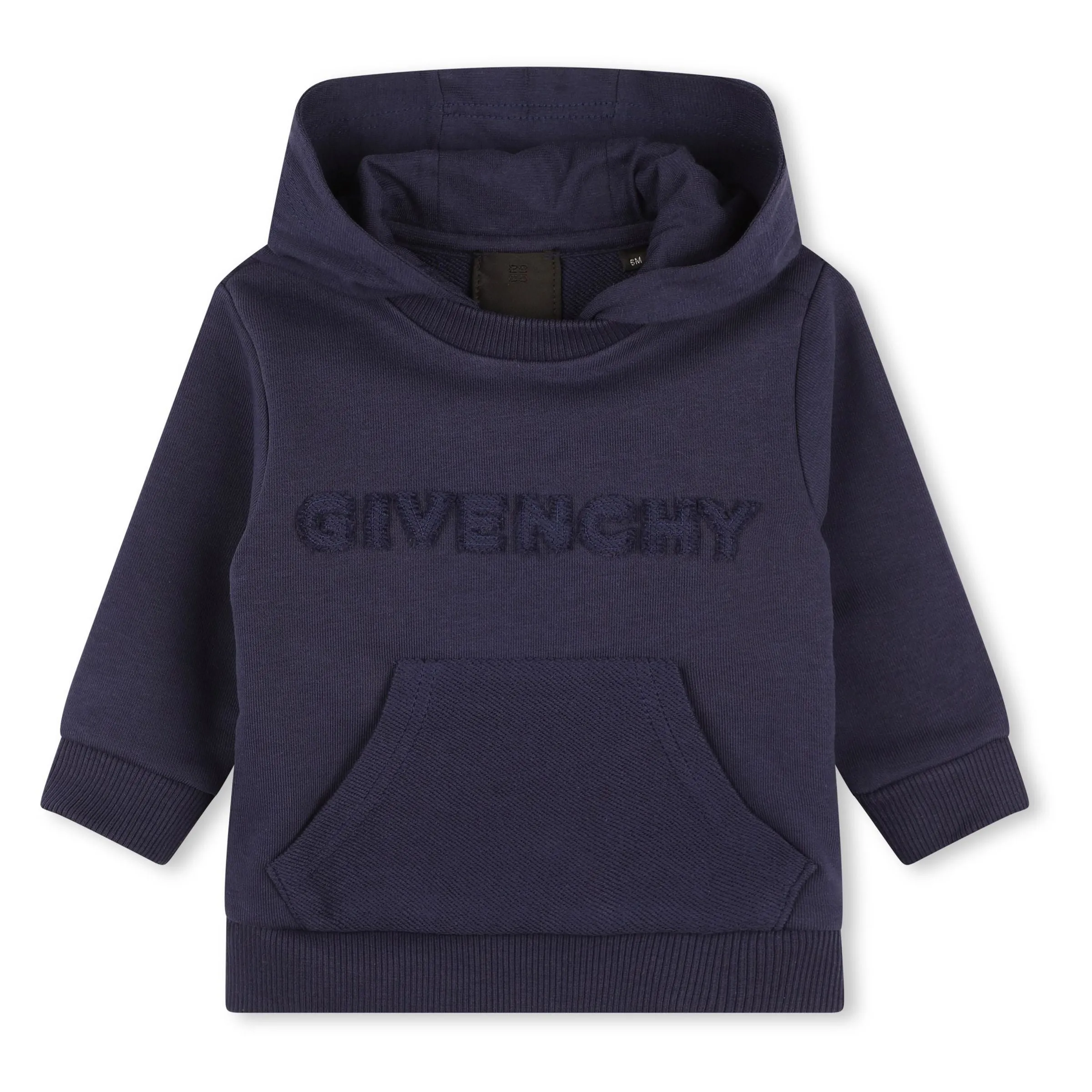 Navy Outline Logo Hoodie