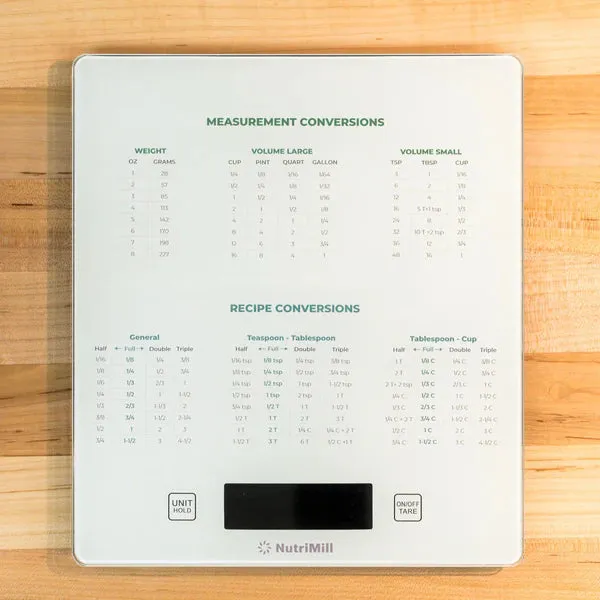 NEW! Nutrimill Large Kitchen Scale