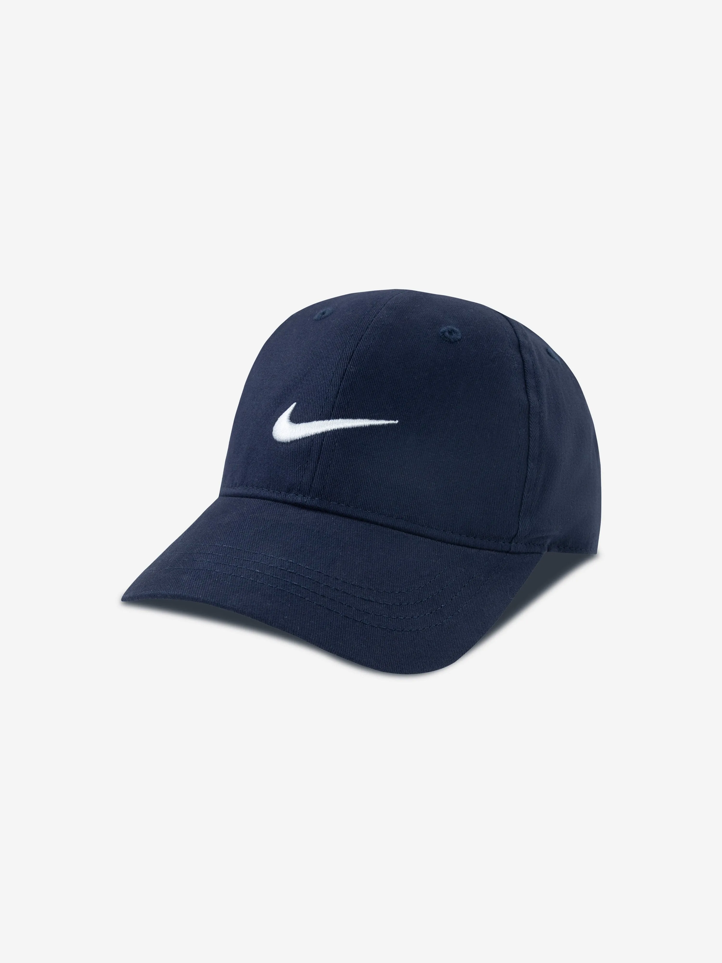 Nike Kids Swoosh Logo Cap in Navy