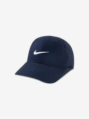 Nike Kids Swoosh Logo Cap in Navy