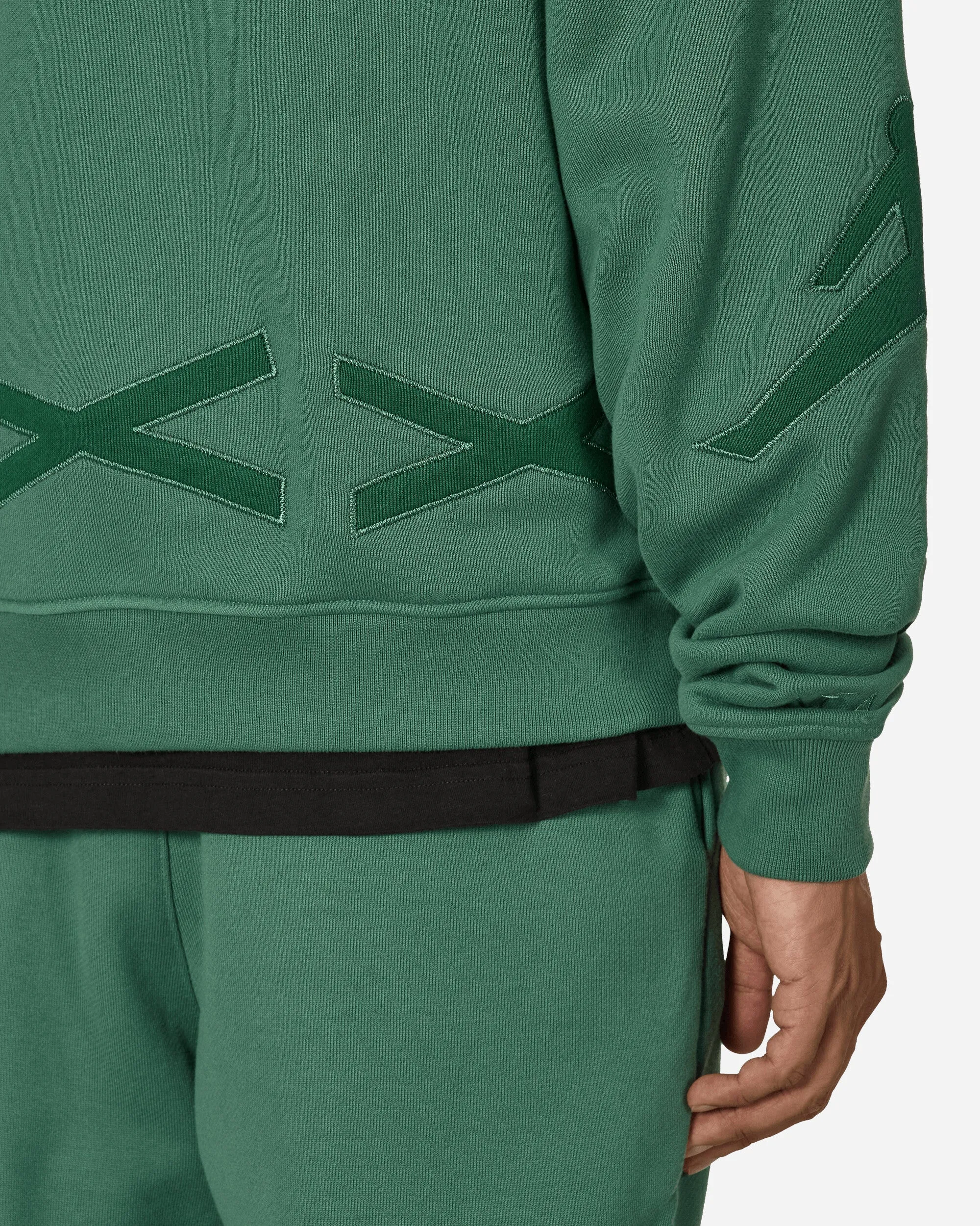 Nina Chanel Fleece Hoodie Green Stone